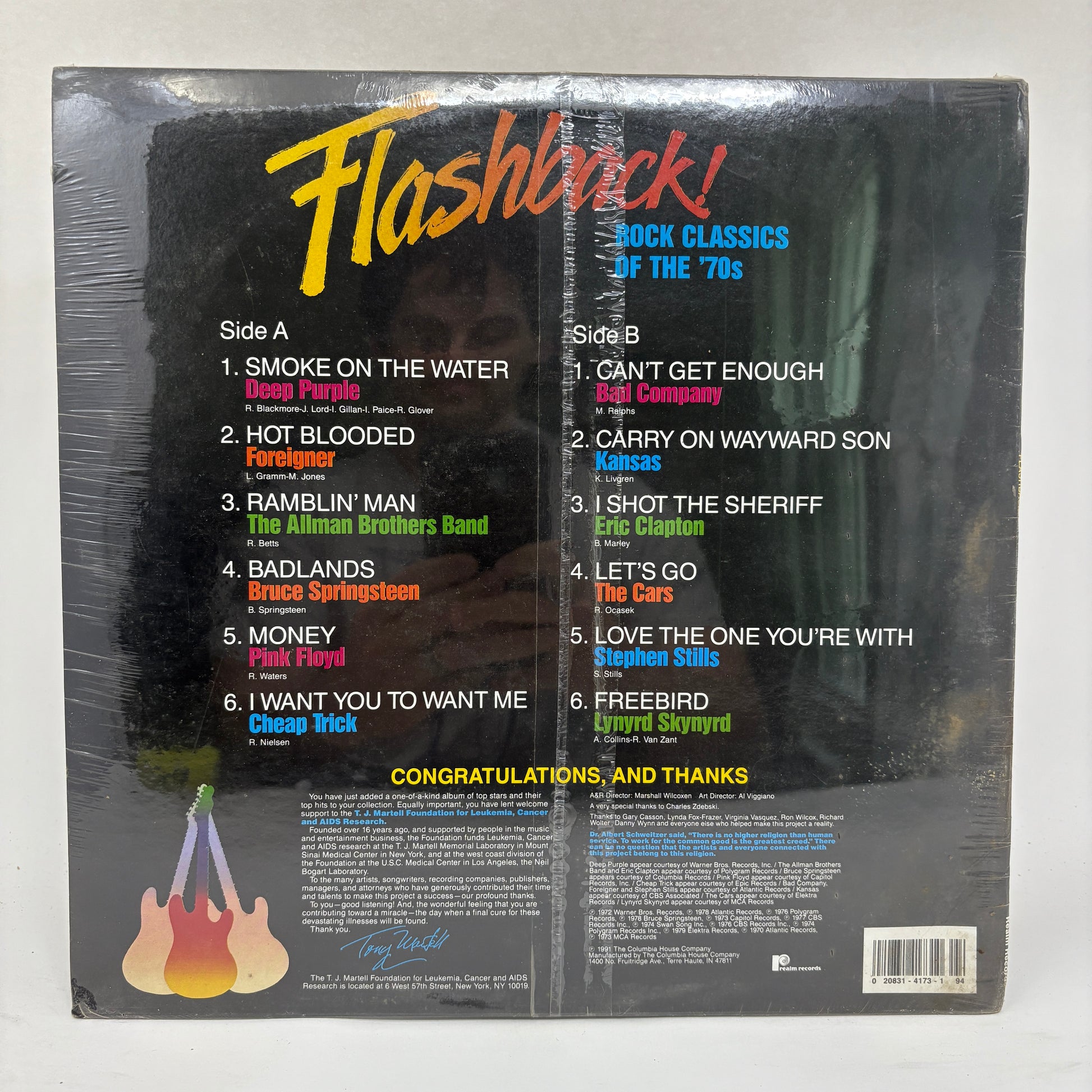 Various : Flashback Rock Classics Of The 70's (LP,Compilation)