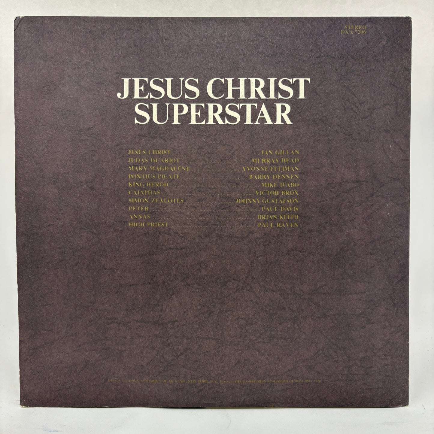 Andrew Lloyd Webber And Tim Rice : Jesus Christ Superstar (LP,Album)