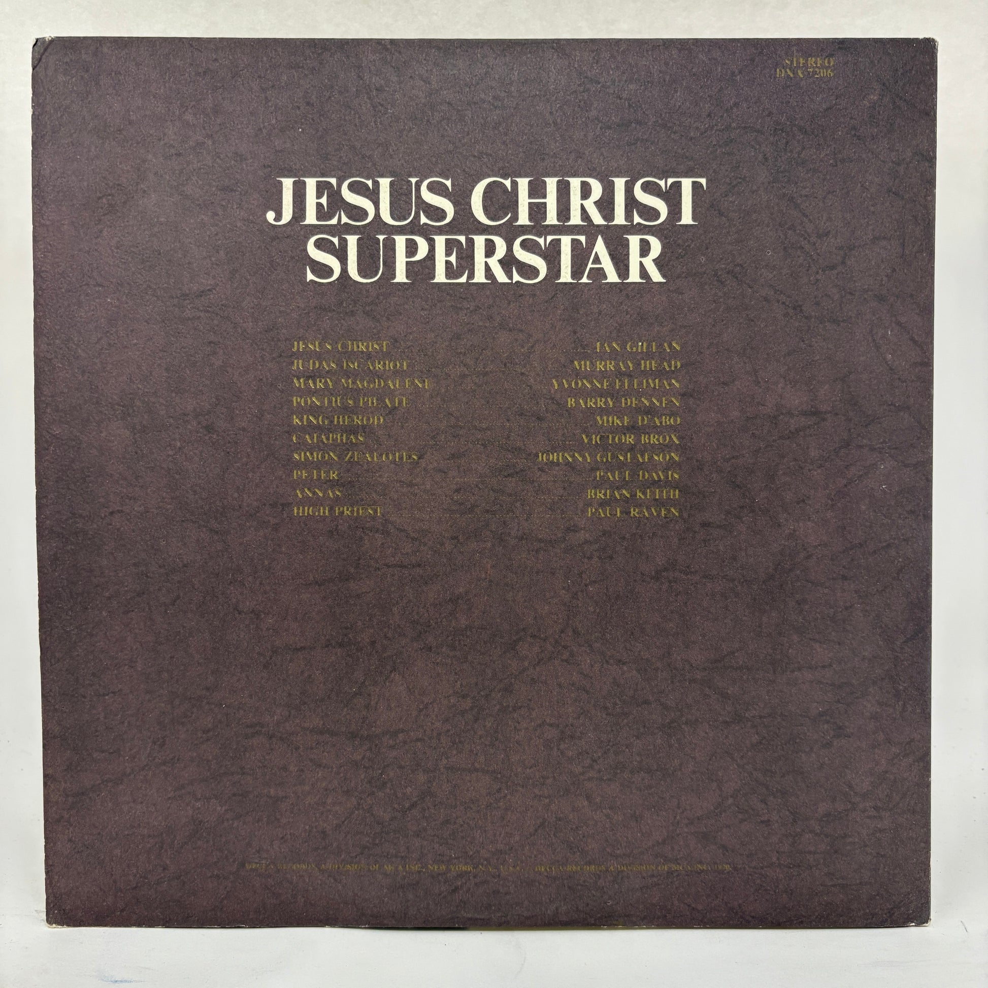 Andrew Lloyd Webber And Tim Rice : Jesus Christ Superstar (LP,Album)