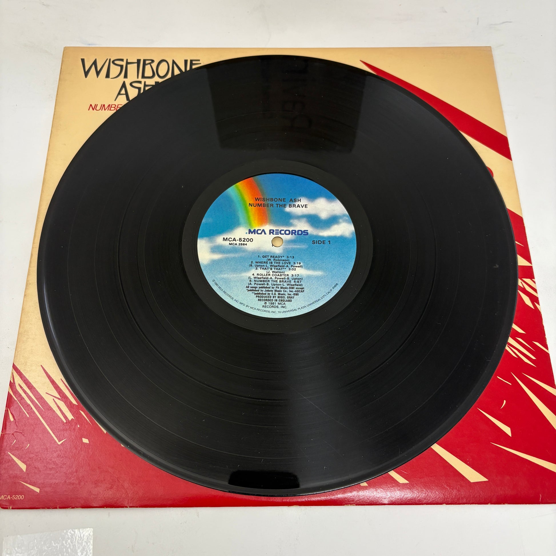 Wishbone Ash : Number The Brave (LP,Album)