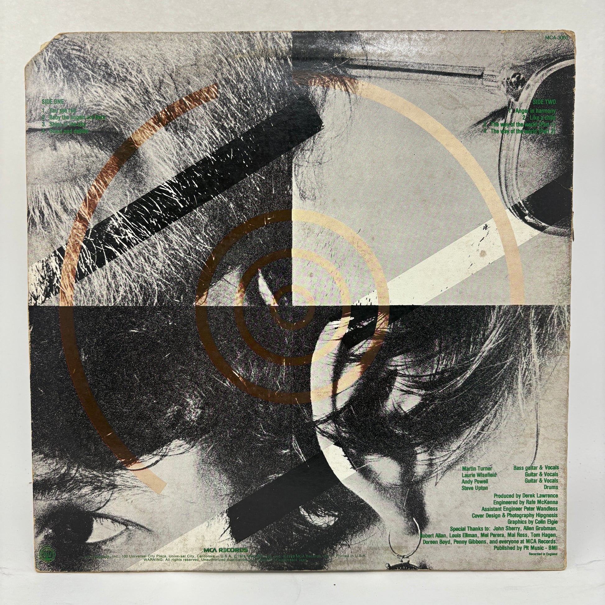 Wishbone Ash : No Smoke Without Fire (LP,Album)