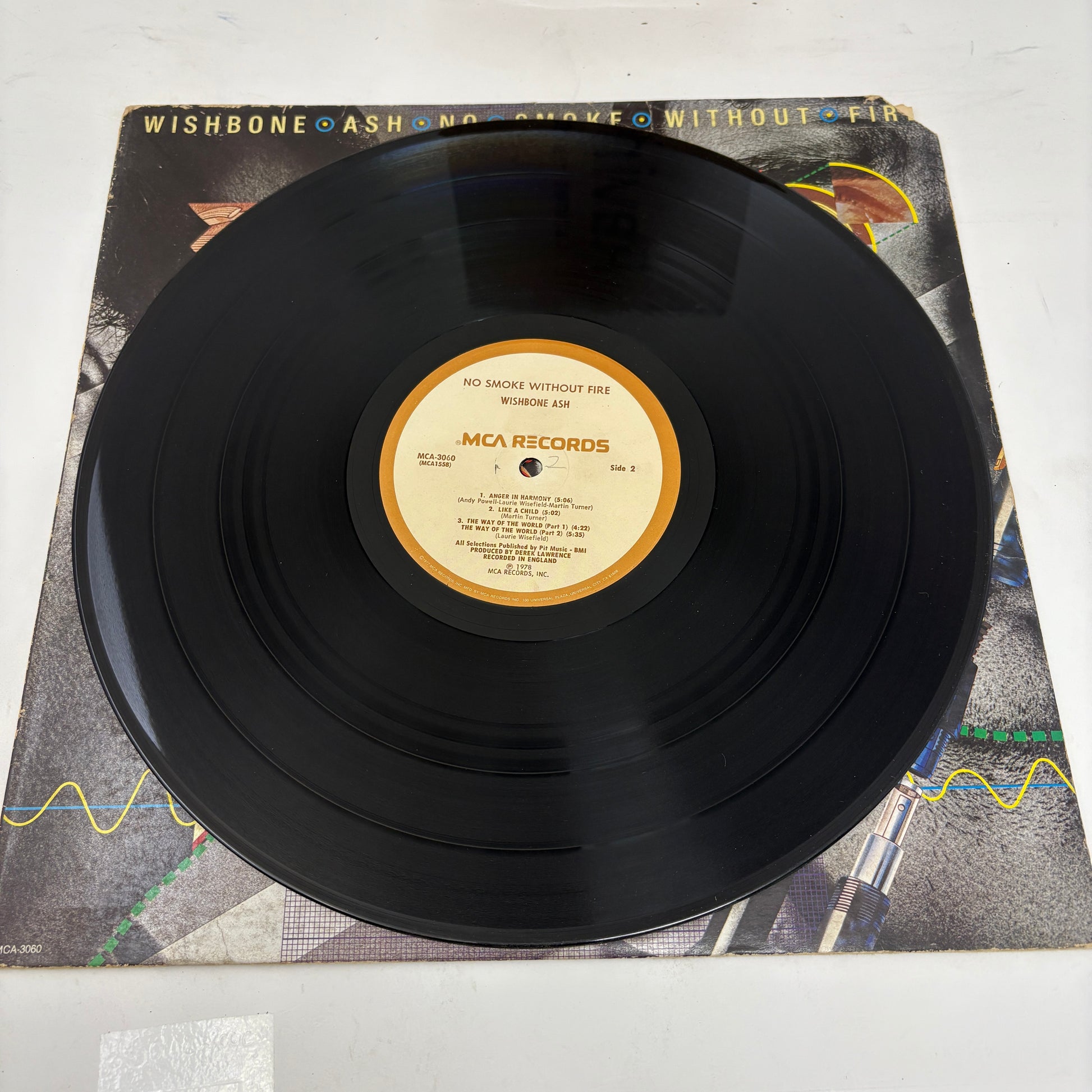 Wishbone Ash : No Smoke Without Fire (LP,Album)