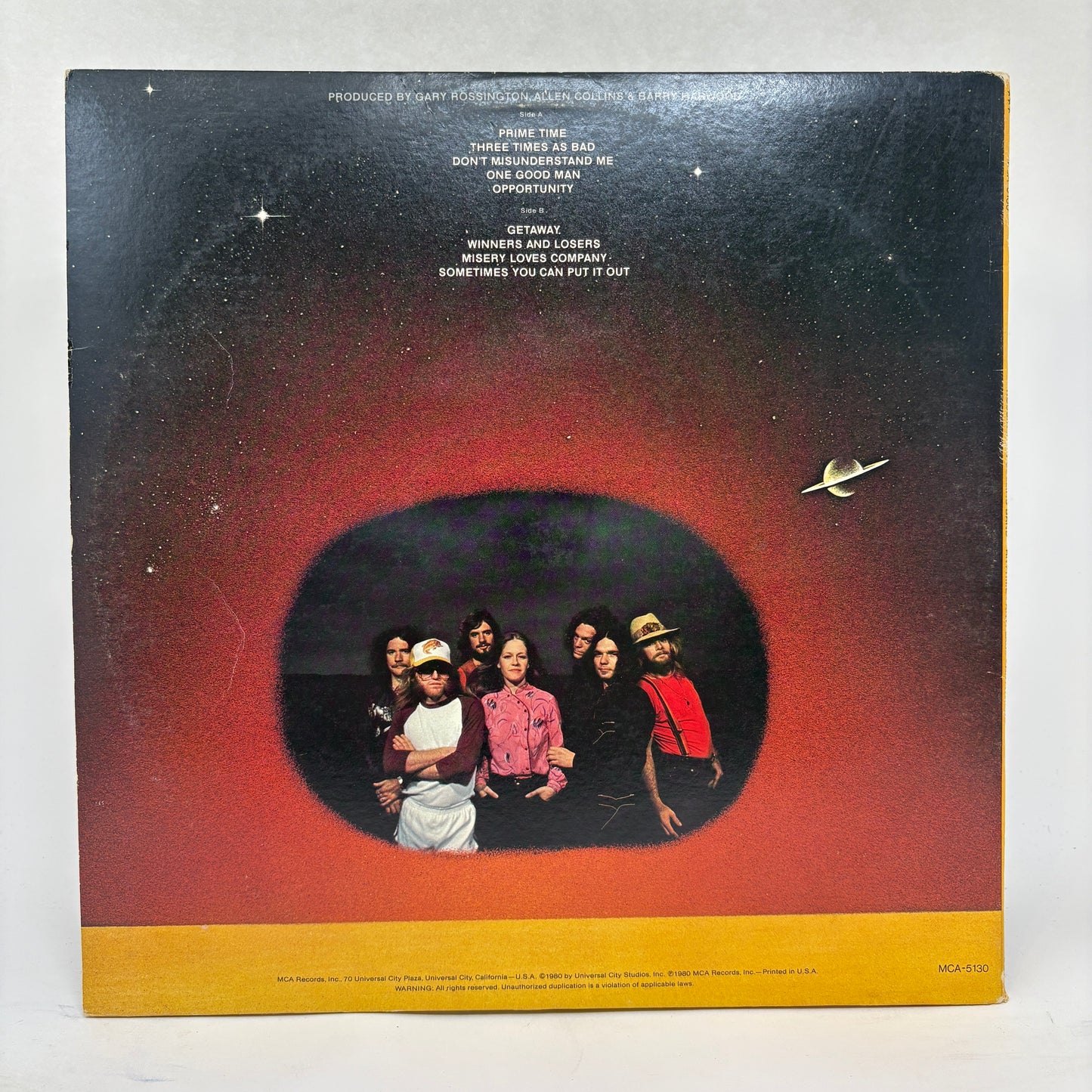 Rossington Collins Band : Anytime, Anyplace, Anywhere (LP,Album)