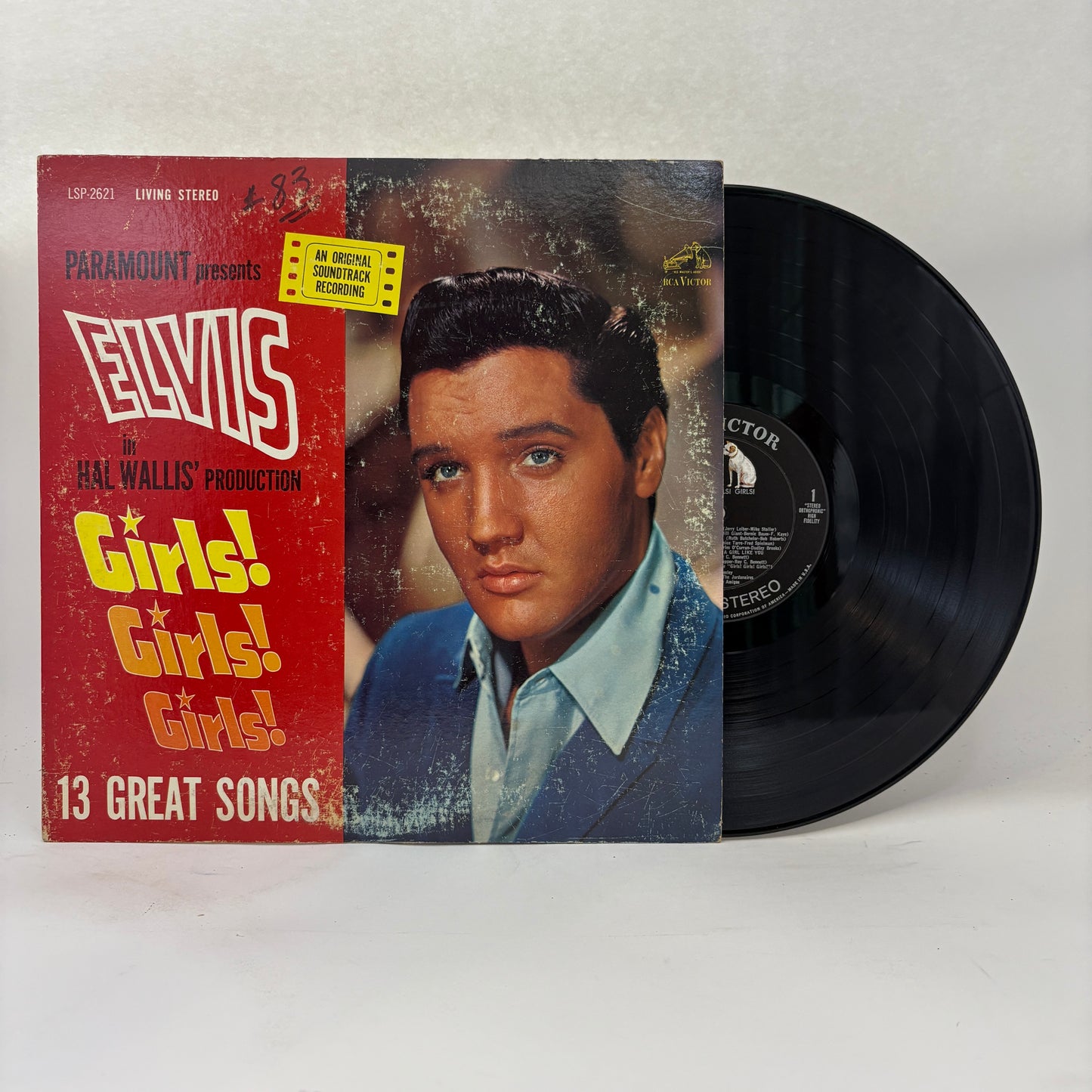 Elvis Presley : Girls! Girls! Girls! (LP,Album,Stereo)
