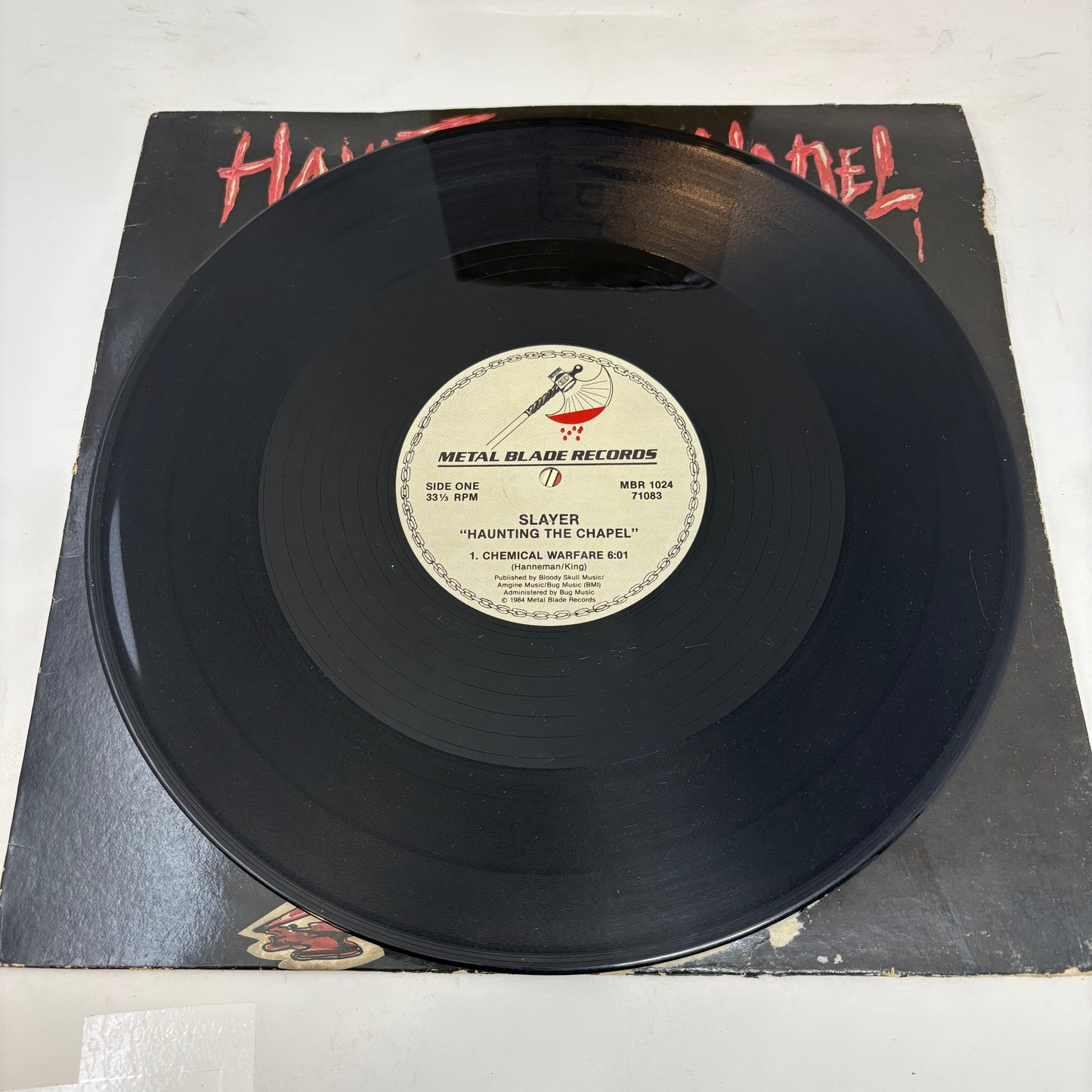 Slayer : Haunting The Chapel (12",33 ⅓ RPM,EP,Reissue)