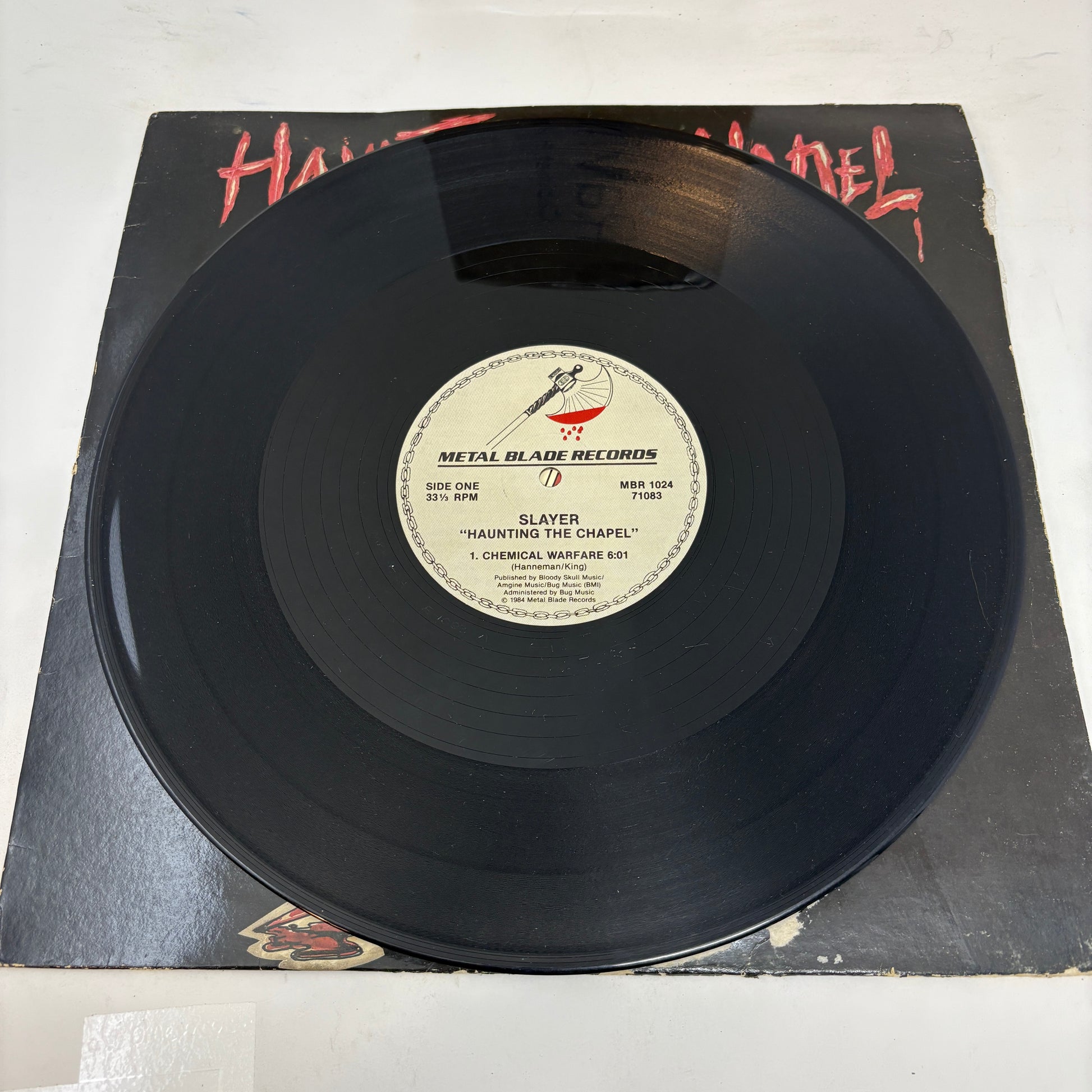 Slayer : Haunting The Chapel (12",33 ⅓ RPM,EP,Reissue)