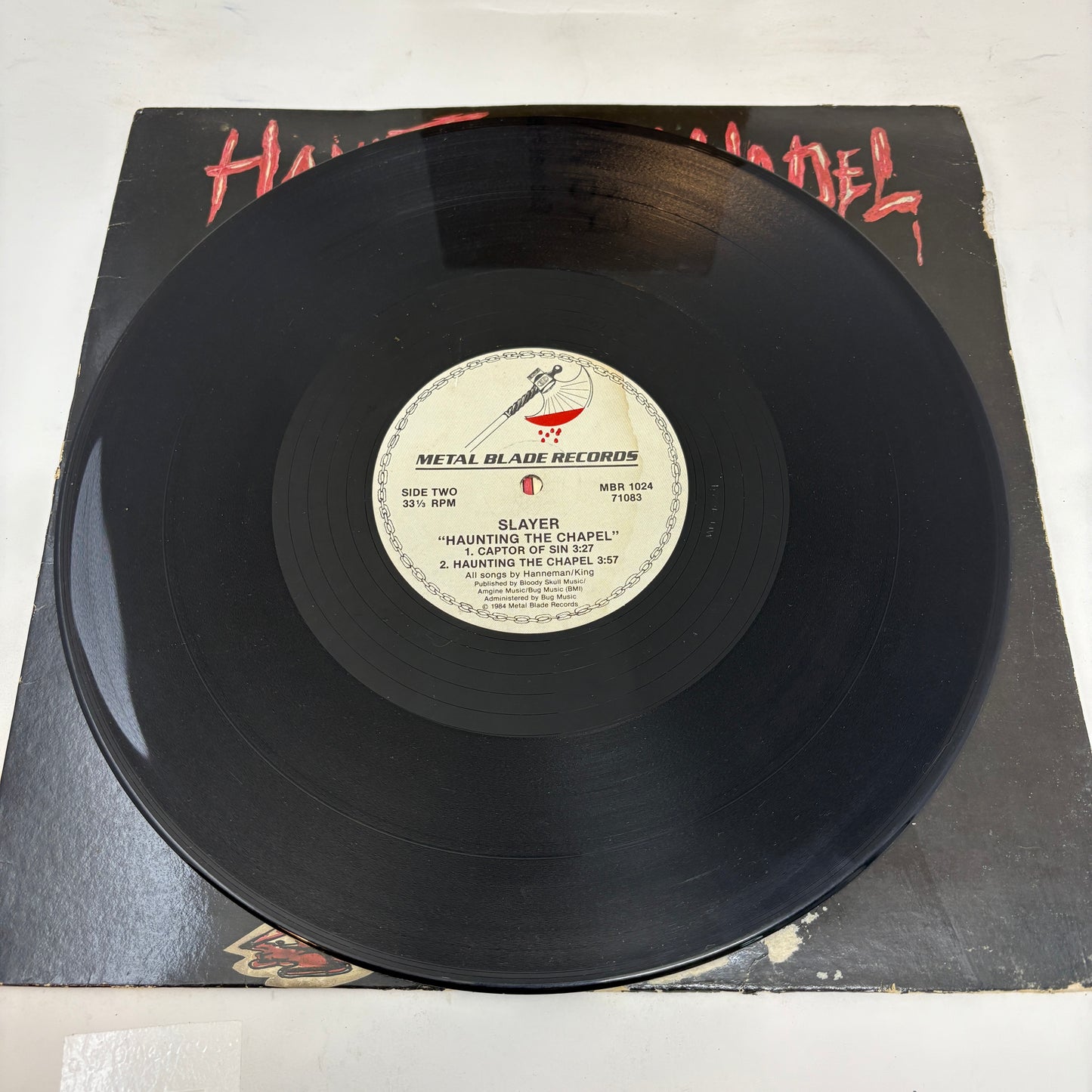 Slayer : Haunting The Chapel (12",33 ⅓ RPM,EP,Reissue)