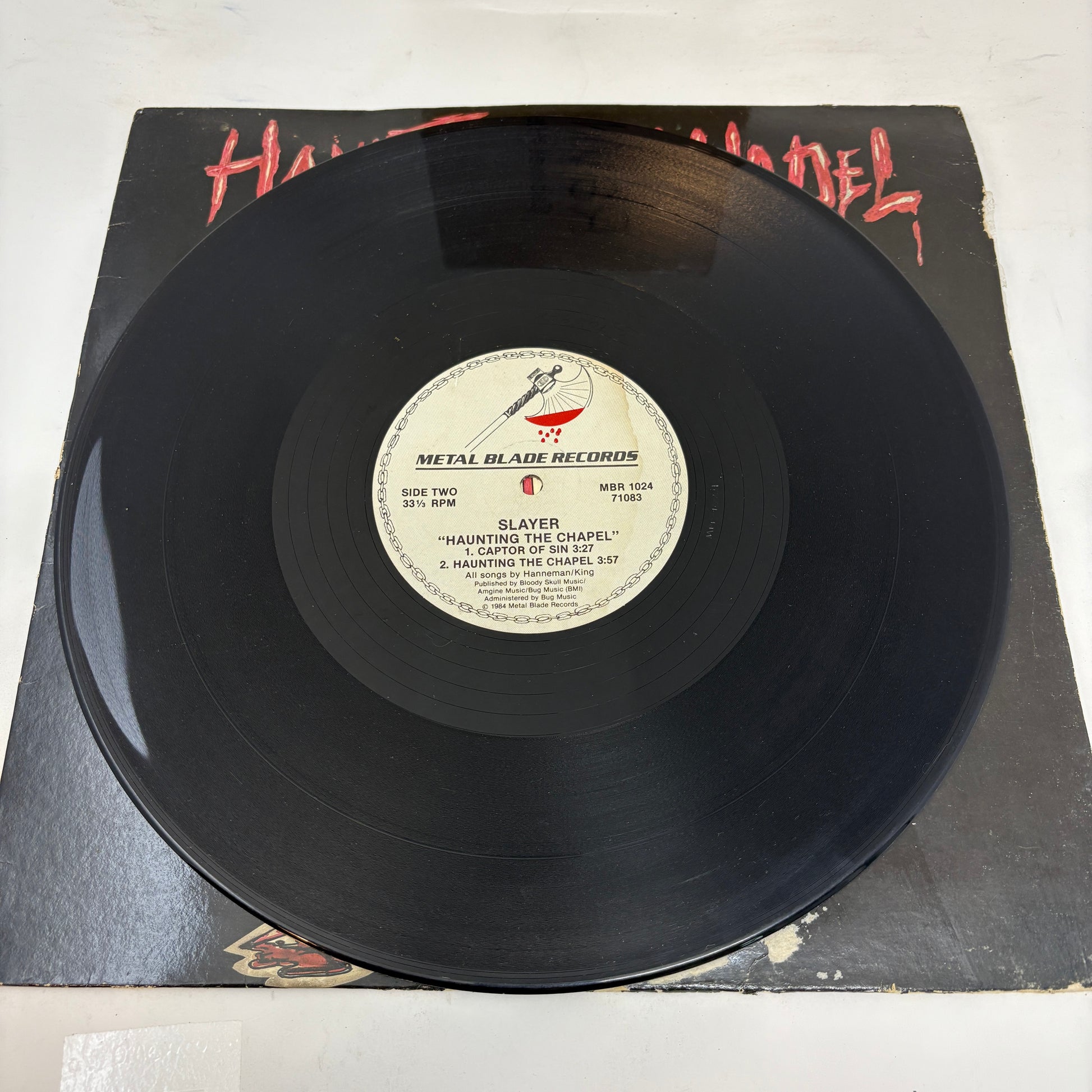 Slayer : Haunting The Chapel (12",33 ⅓ RPM,EP,Reissue)