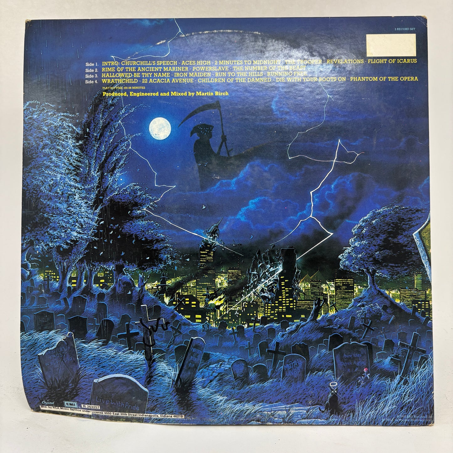 Iron Maiden : Live After Death (LP,Album,Club Edition)