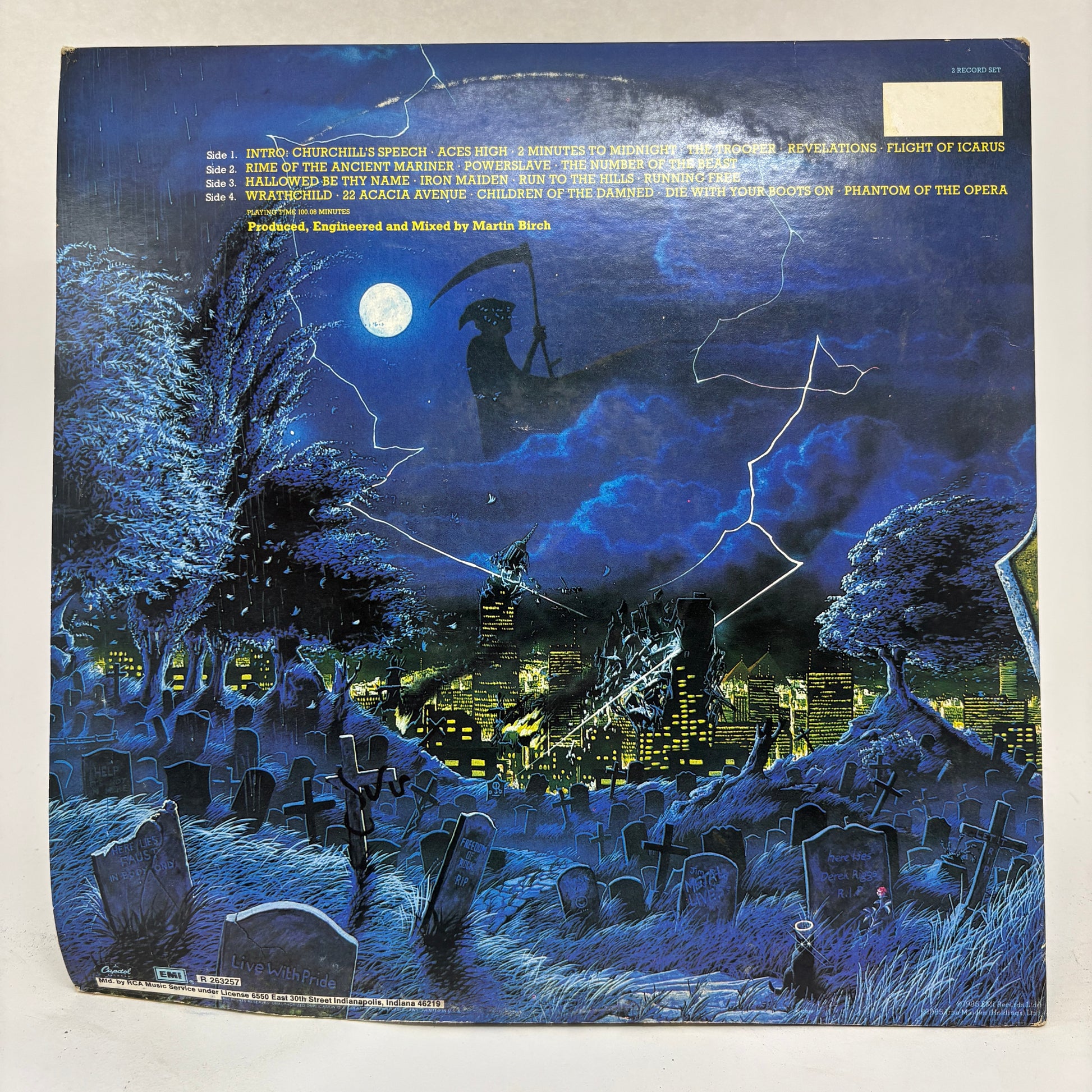 Iron Maiden : Live After Death (LP,Album,Club Edition)