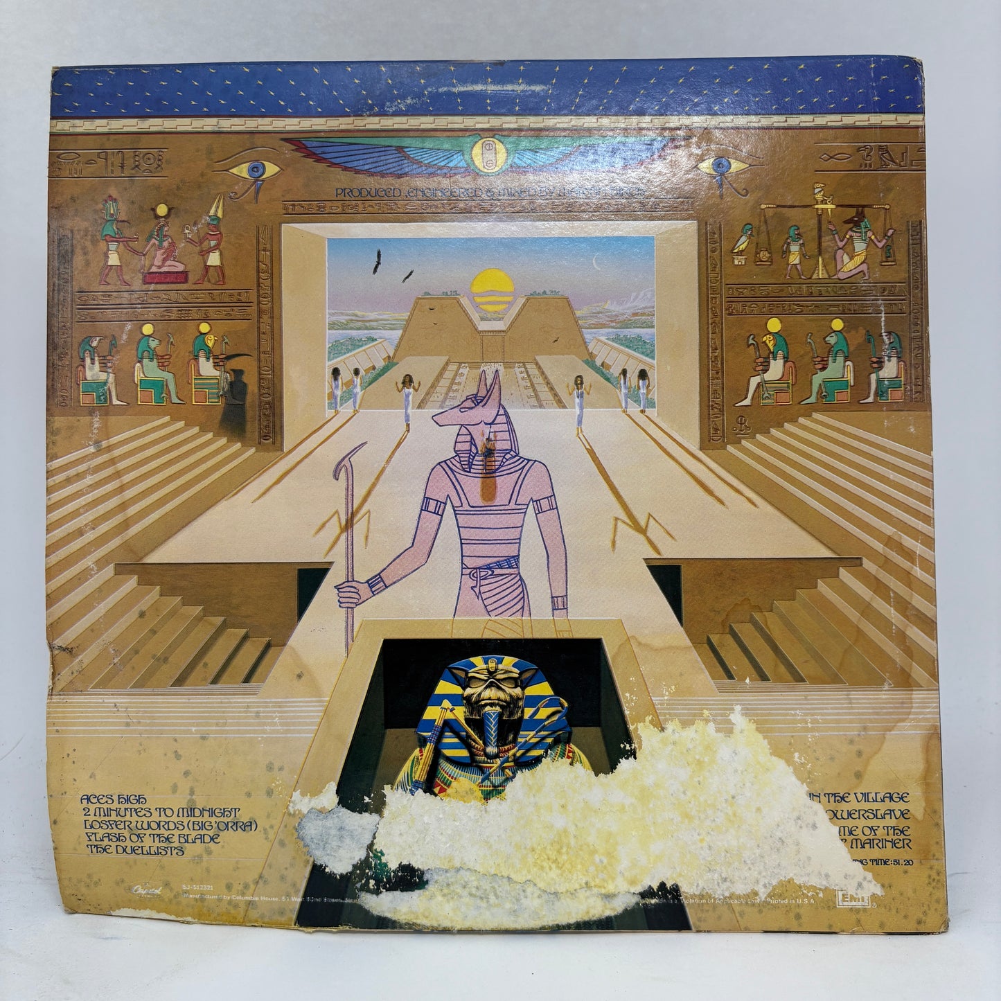 Iron Maiden : Powerslave (LP,Album,Club Edition)