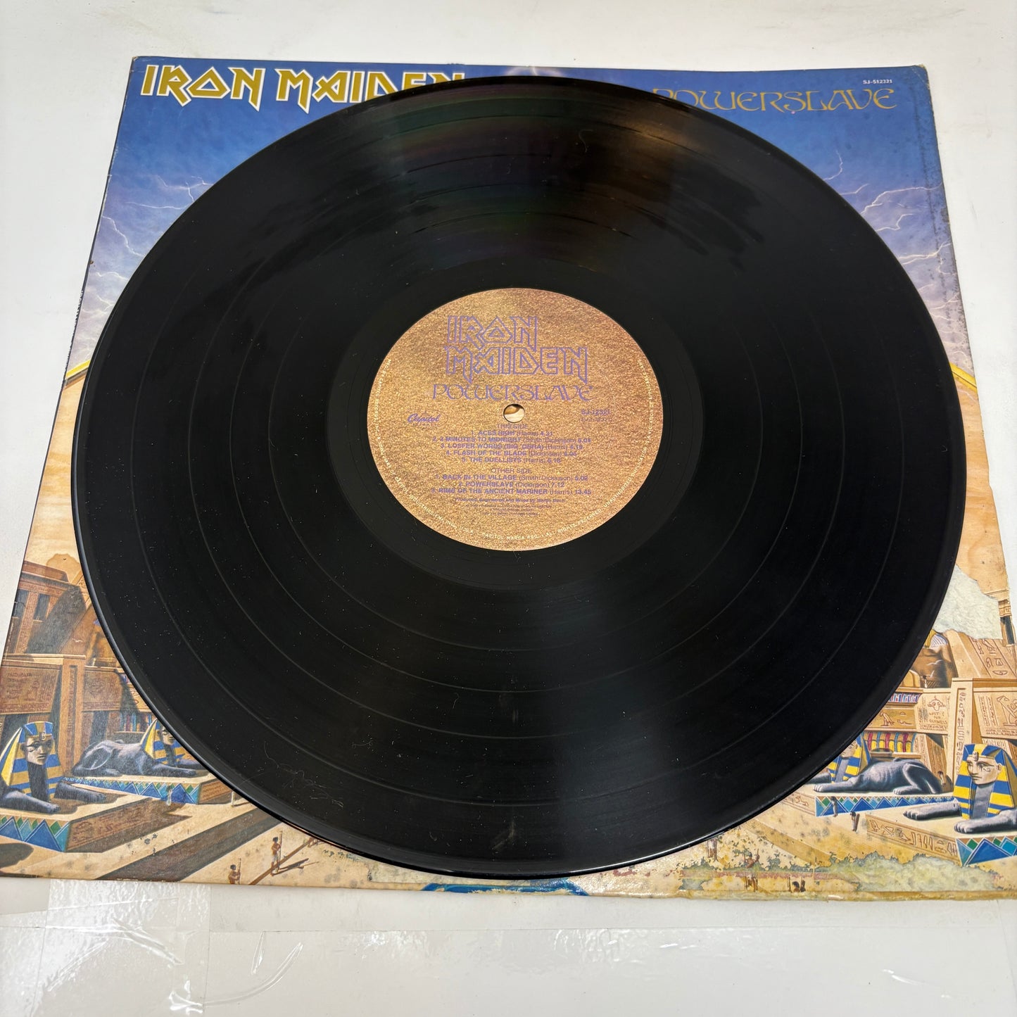 Iron Maiden : Powerslave (LP,Album,Club Edition)