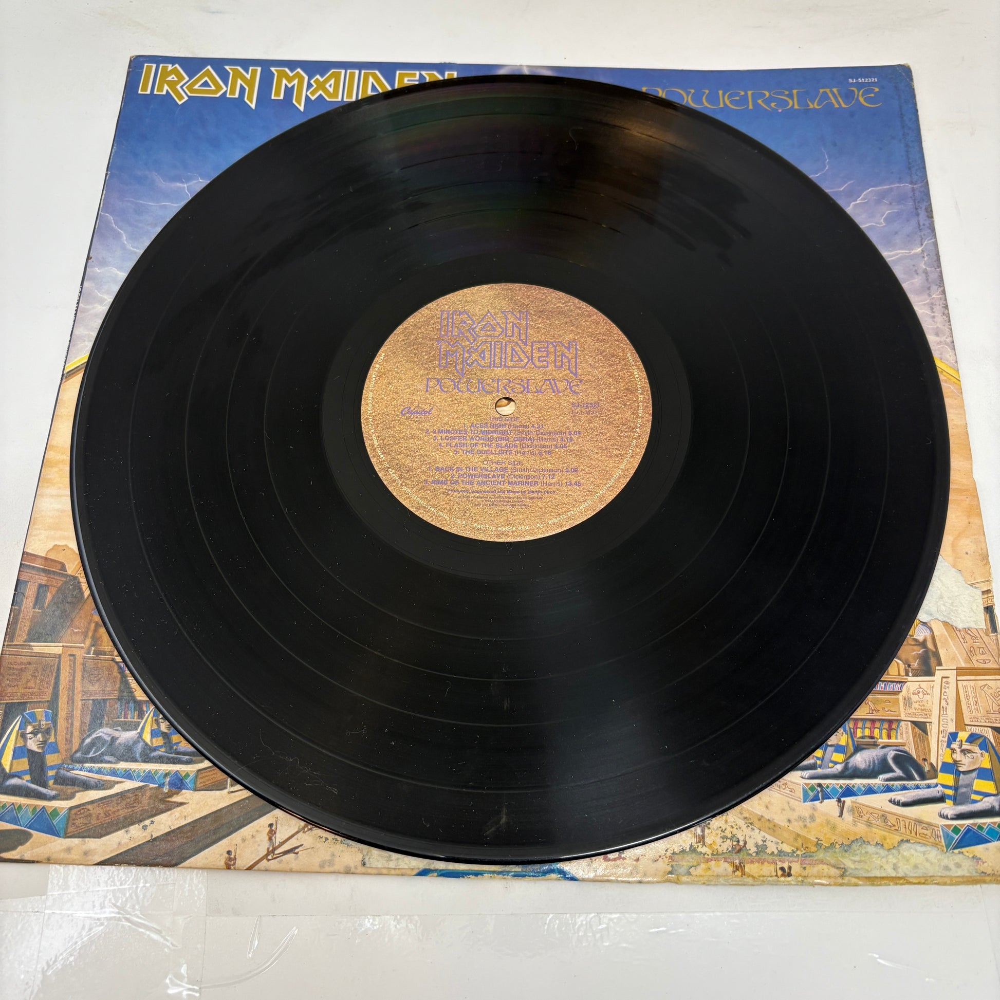 Iron Maiden : Powerslave (LP,Album,Club Edition)