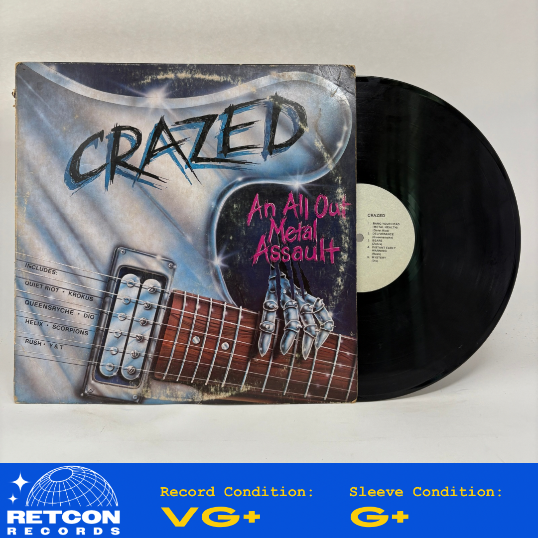 Various : Crazed - An All Out Metal Assault (LP,Compilation)