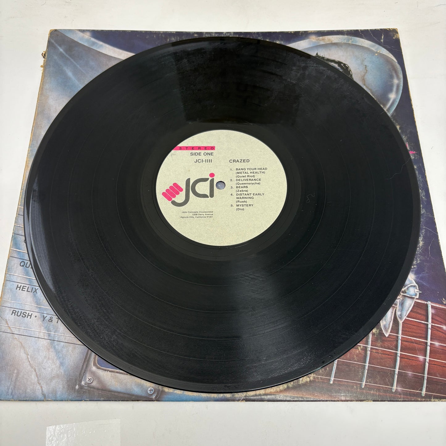 Various : Crazed - An All Out Metal Assault (LP,Compilation)