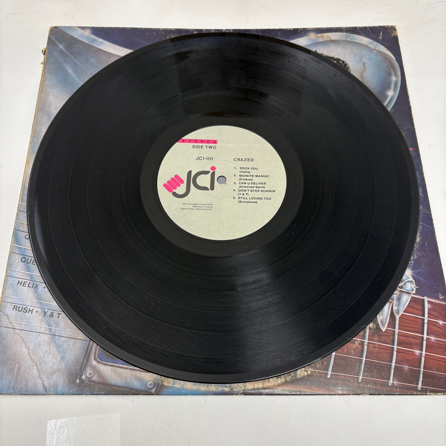 Various : Crazed - An All Out Metal Assault (LP,Compilation)