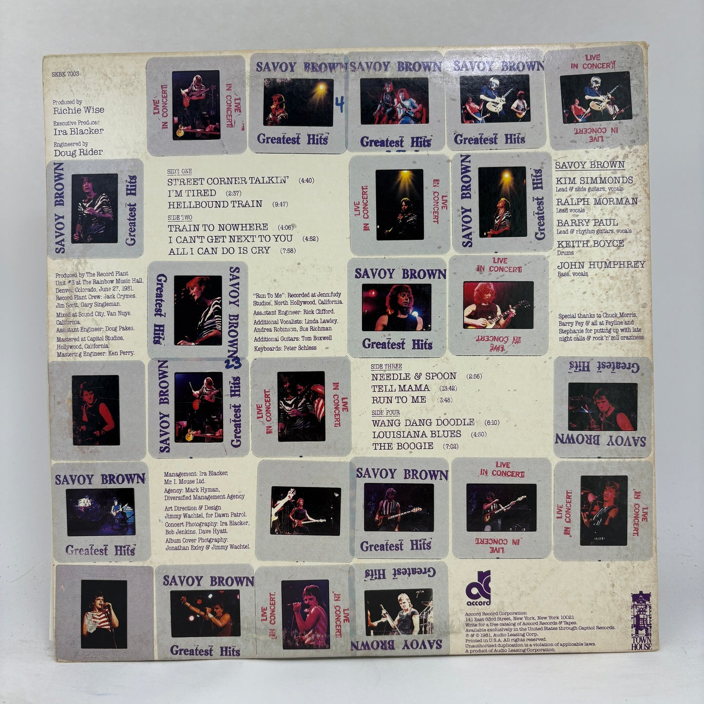 Savoy Brown : Greatest Hits Live In Concert (LP,Album)