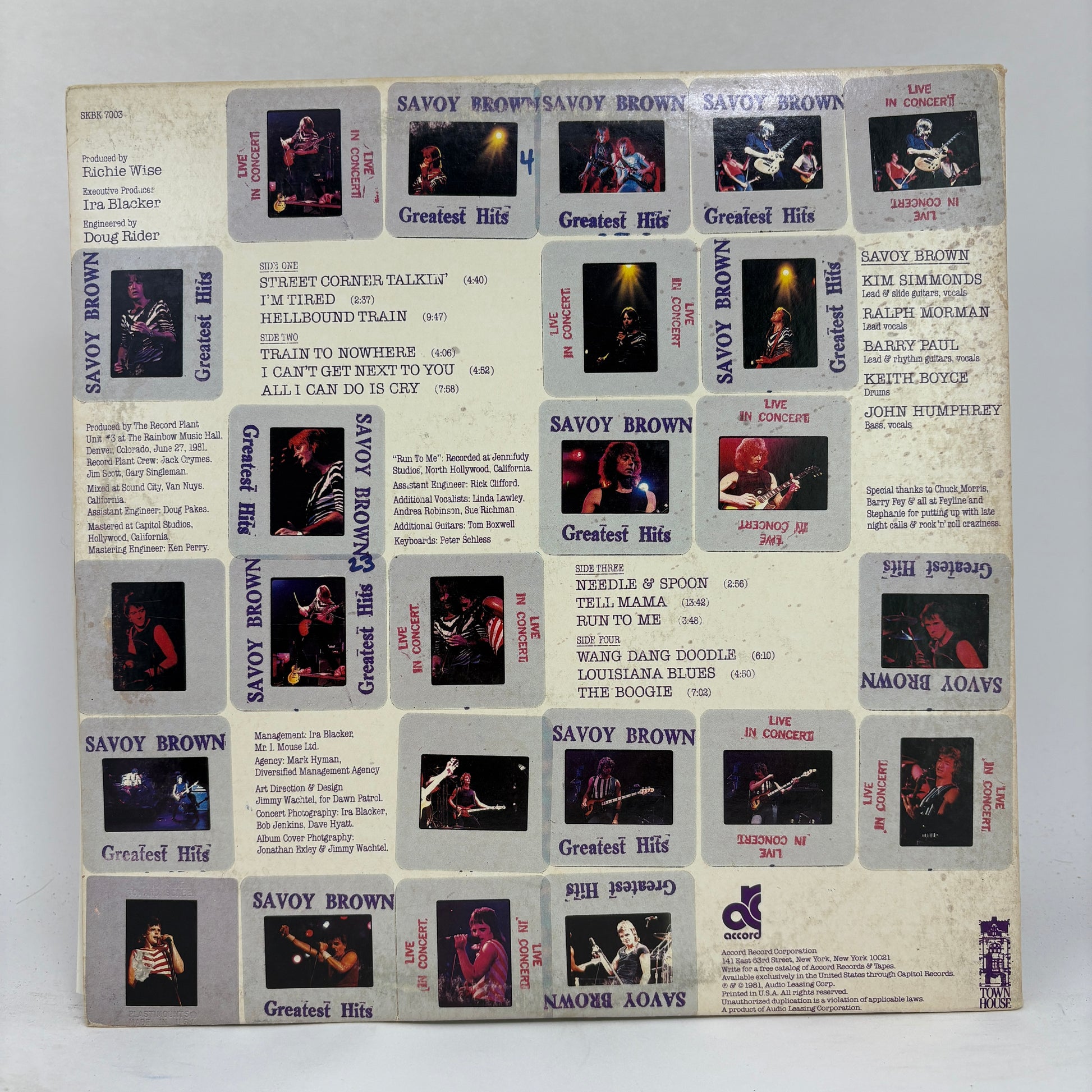 Savoy Brown : Greatest Hits Live In Concert (LP,Album)