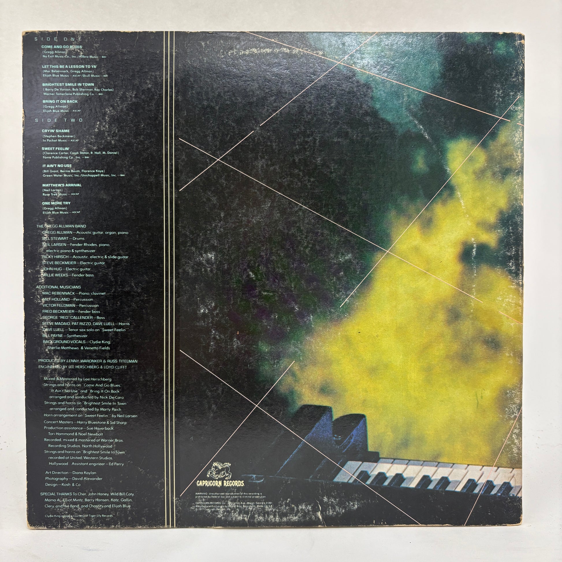 The Gregg Allman Band : Playin' Up A Storm (LP,Album)