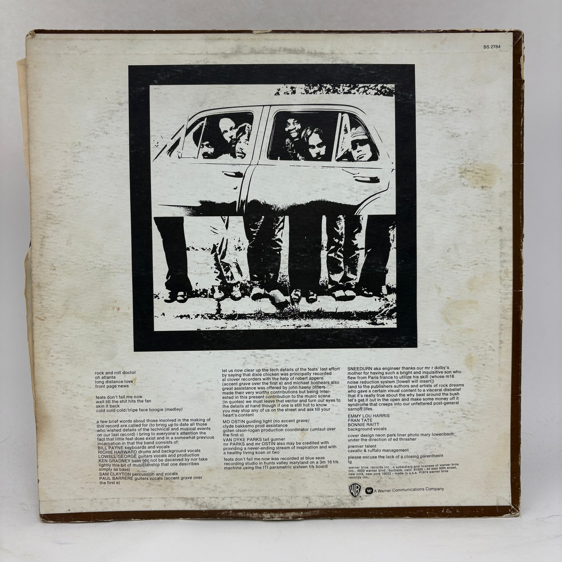 Little Feat : Feats Don't Fail Me Now (LP,Misprint,Promo,Stereo)