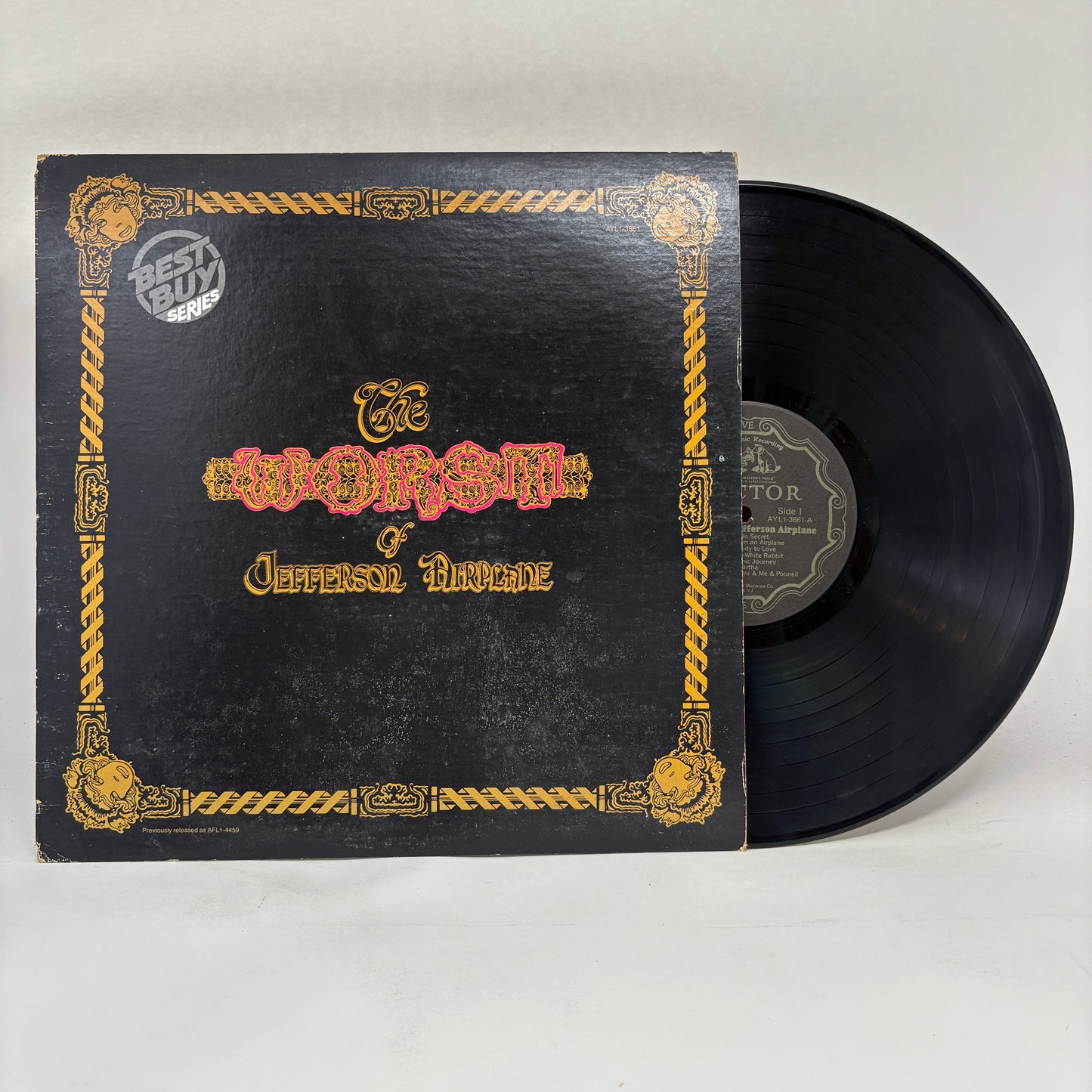 Jefferson Airplane : The Worst Of Jefferson Airplane (LP,Compilation,Reissue,Stereo)