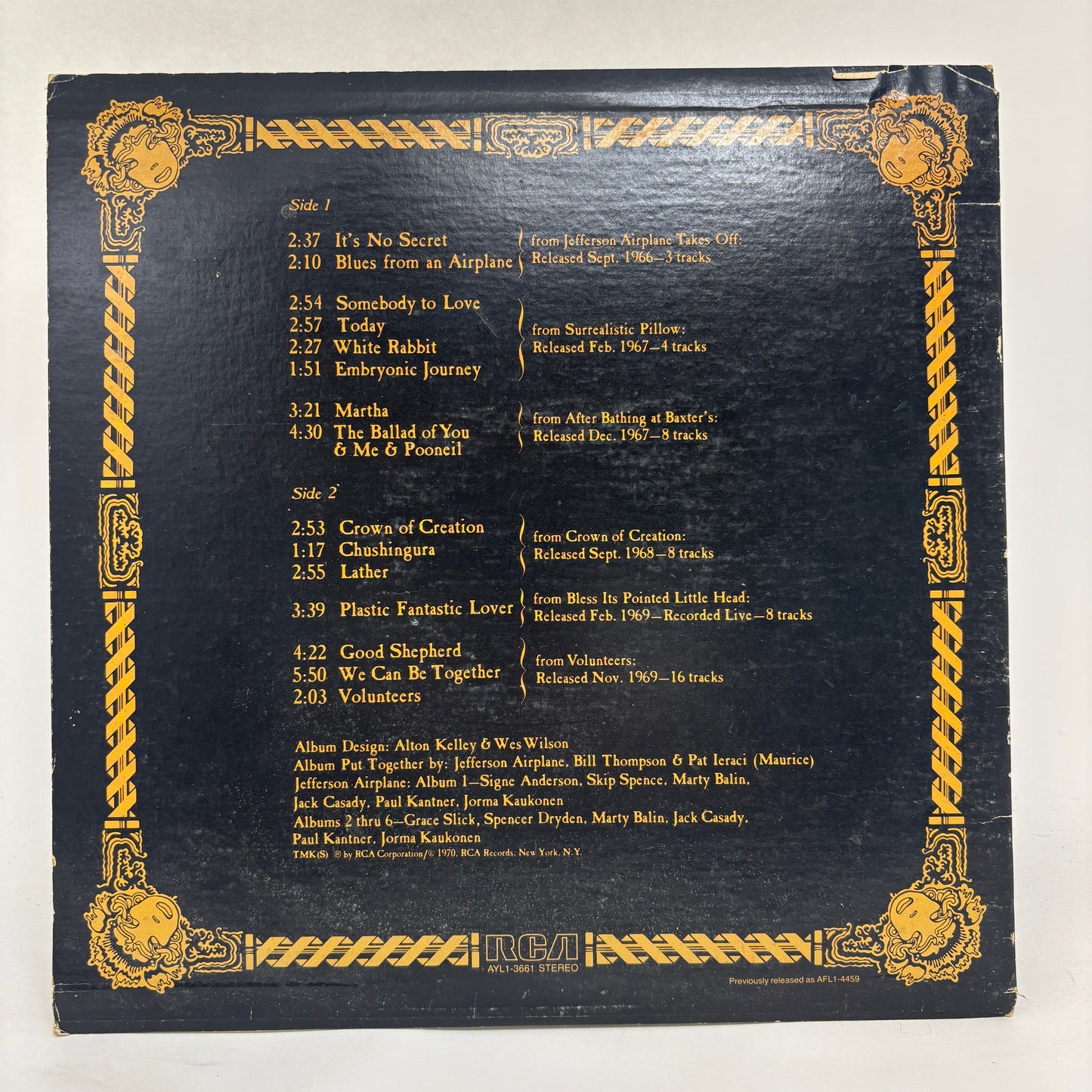 Jefferson Airplane : The Worst Of Jefferson Airplane (LP,Compilation,Reissue,Stereo)