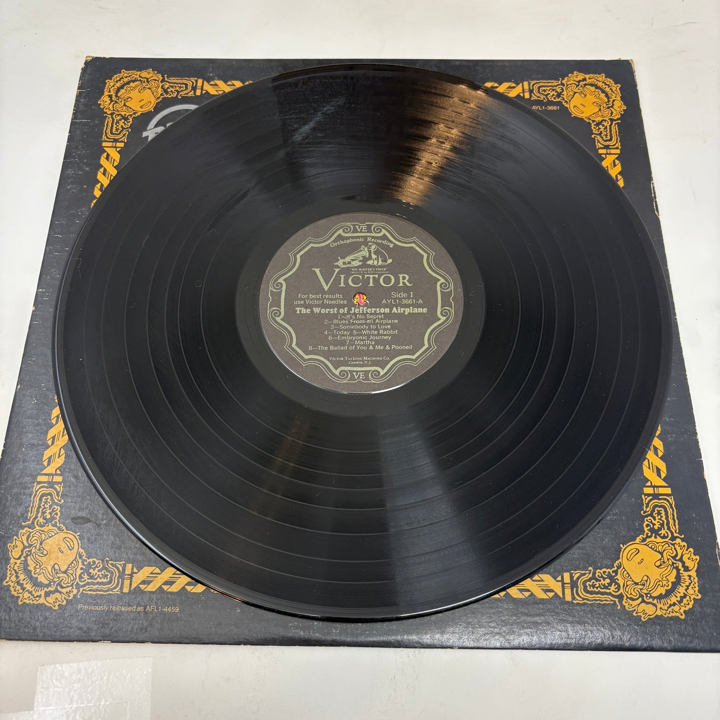 Jefferson Airplane : The Worst Of Jefferson Airplane (LP,Compilation,Reissue,Stereo)