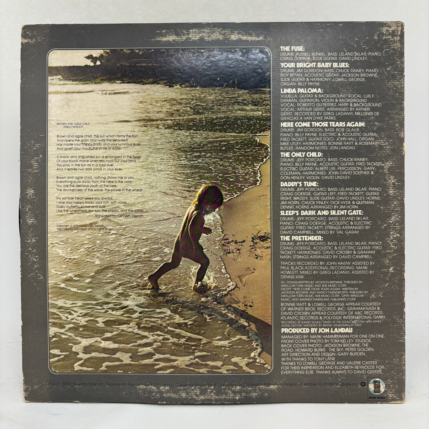 Jackson Browne : The Pretender (LP,Album,Stereo)