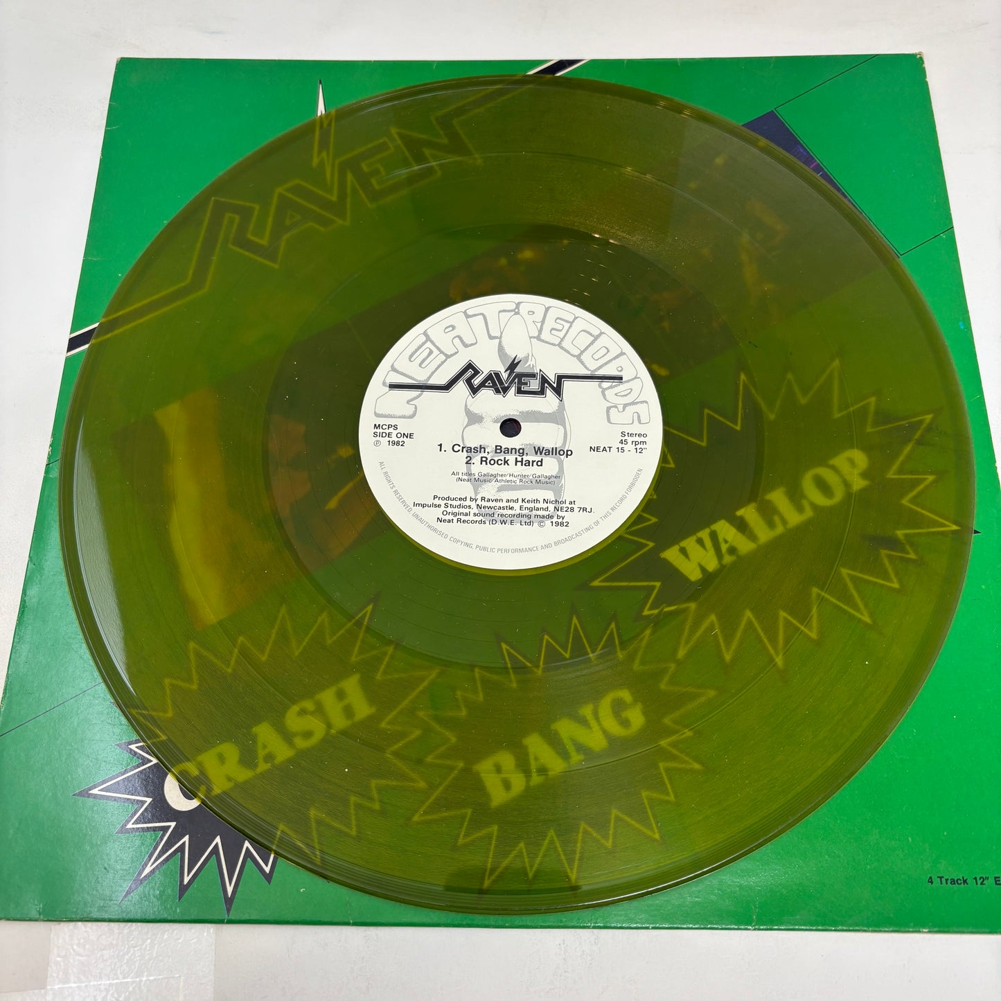Raven (6) : Crash Bang Wallop (12",45 RPM,EP)