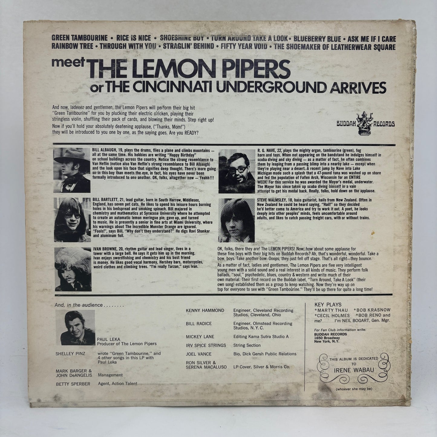 The Lemon Pipers : Green Tambourine (LP,Album,Stereo)