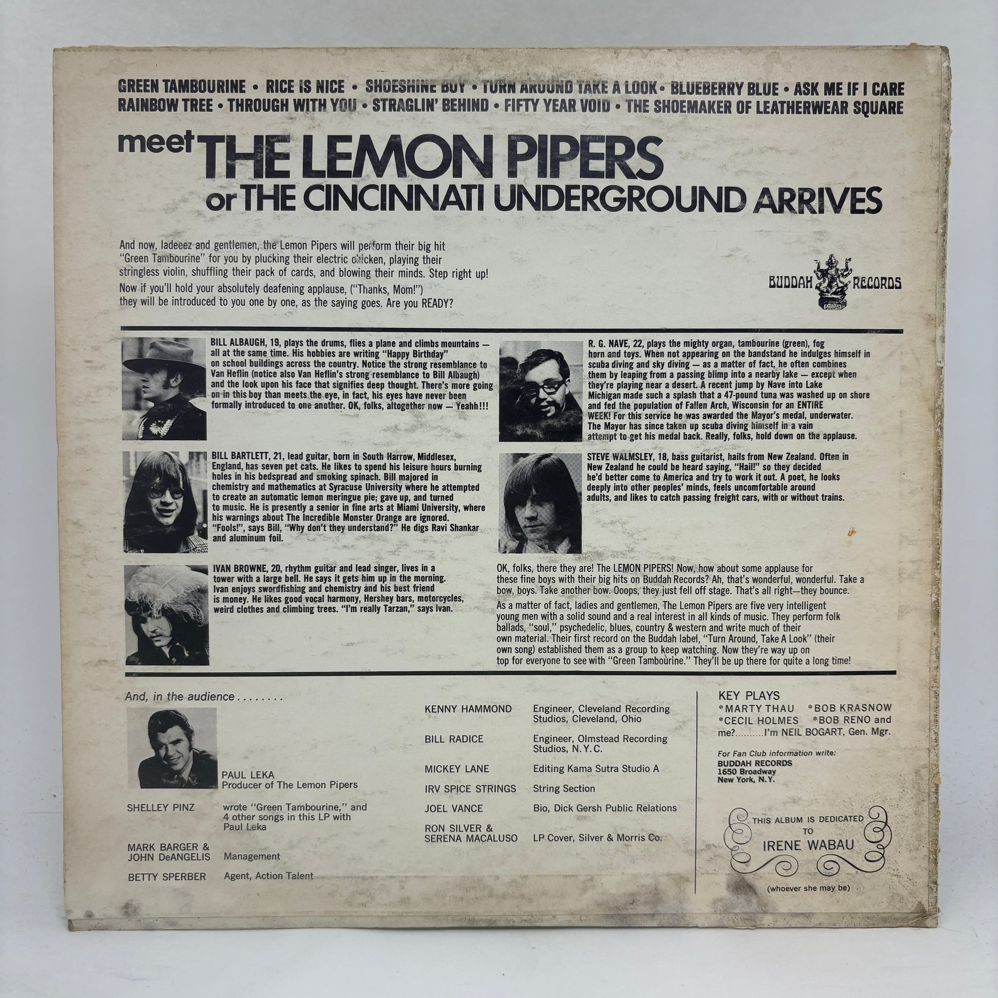 The Lemon Pipers : Green Tambourine (LP,Album,Stereo)