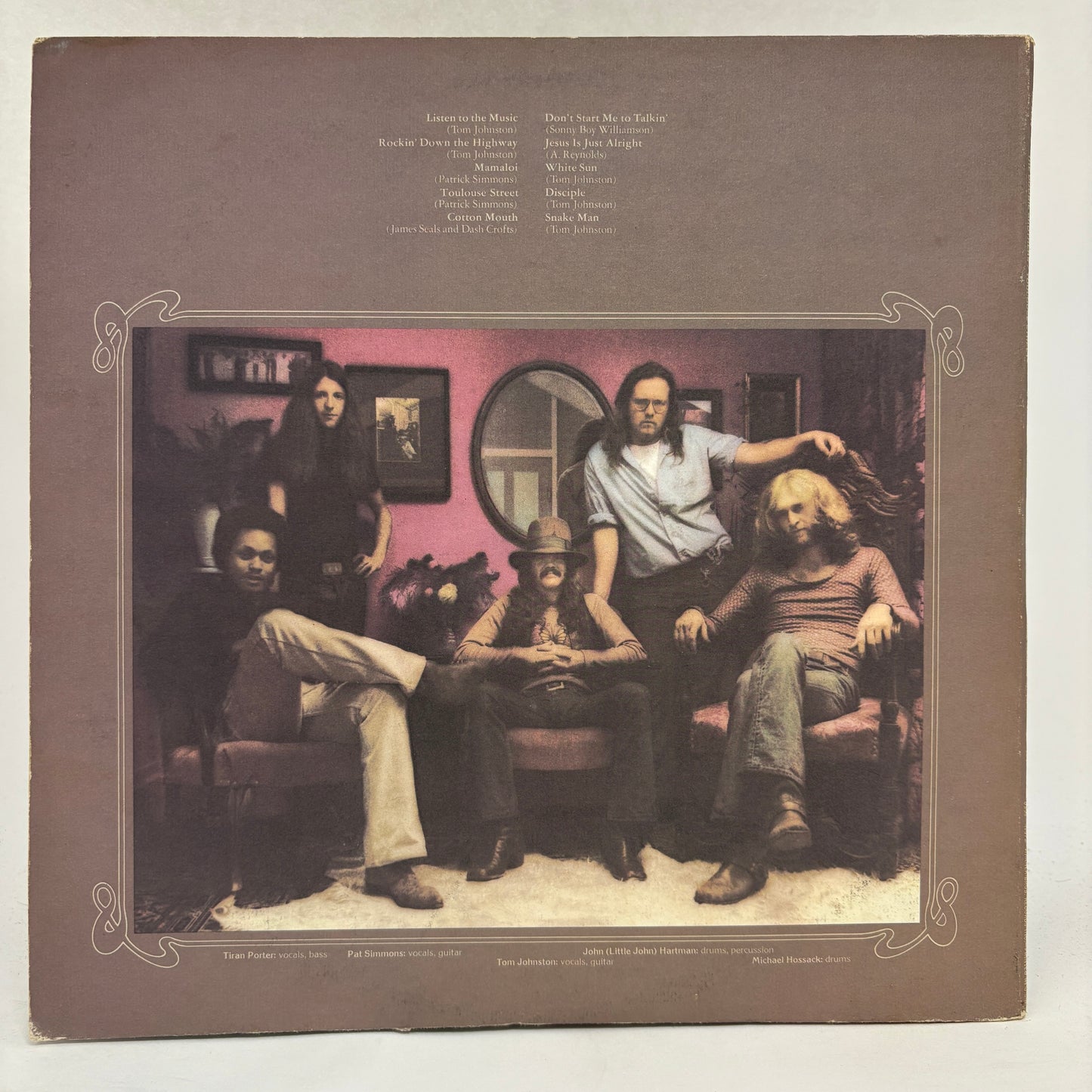 The Doobie Brothers : Toulouse Street (LP,Album,Reissue)