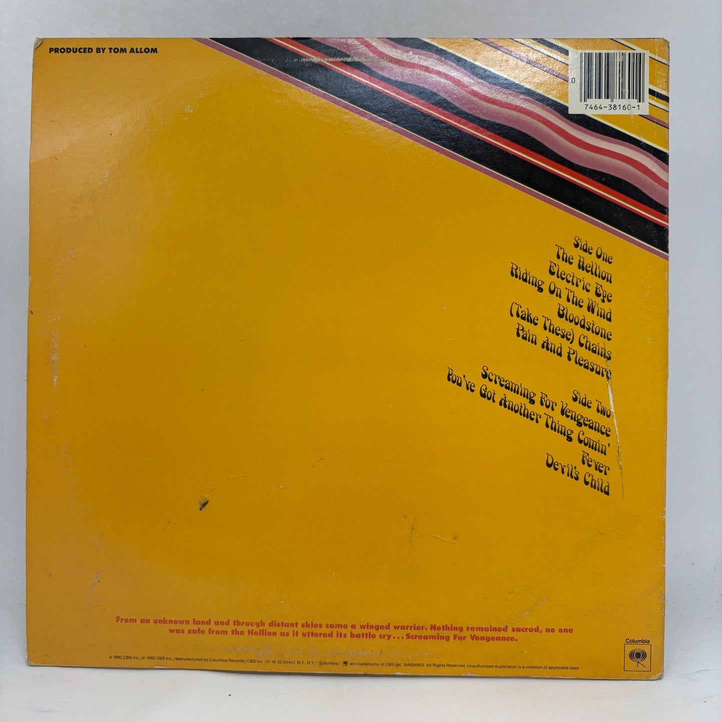 Judas Priest : Screaming For Vengeance (LP,Album,Stereo)