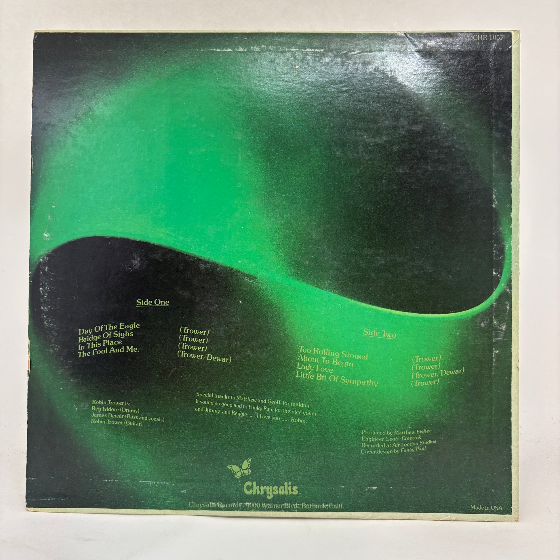 Robin Trower : Bridge Of Sighs (LP,Album,Club Edition,Reissue)