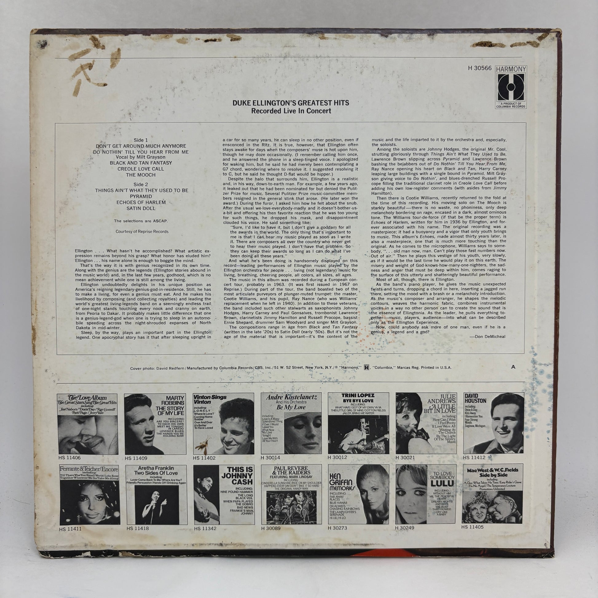 Duke Ellington : Duke Ellington's Greatest Hits (LP,Album)