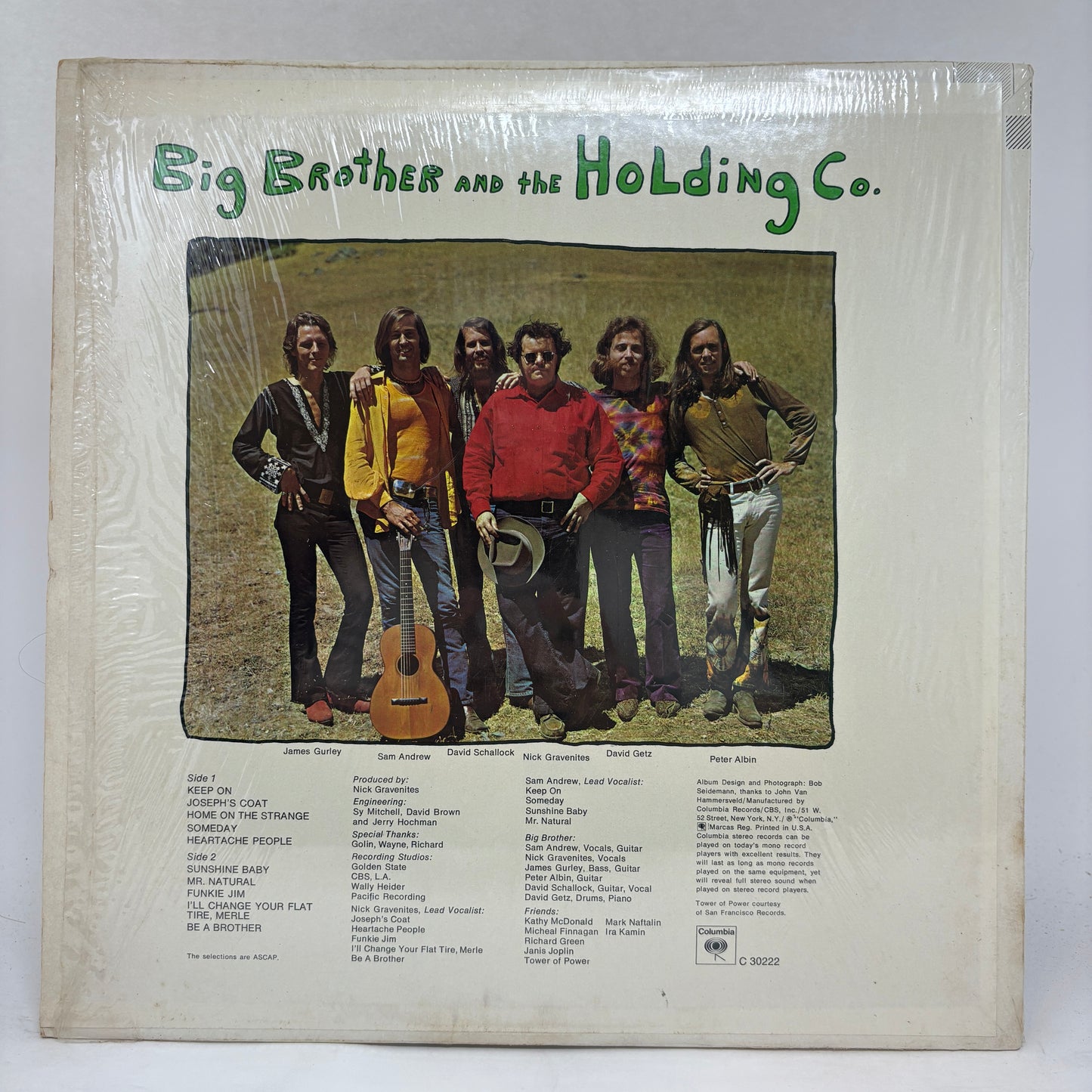 Big Brother & The Holding Company : Be A Brother (LP,Album,Stereo)