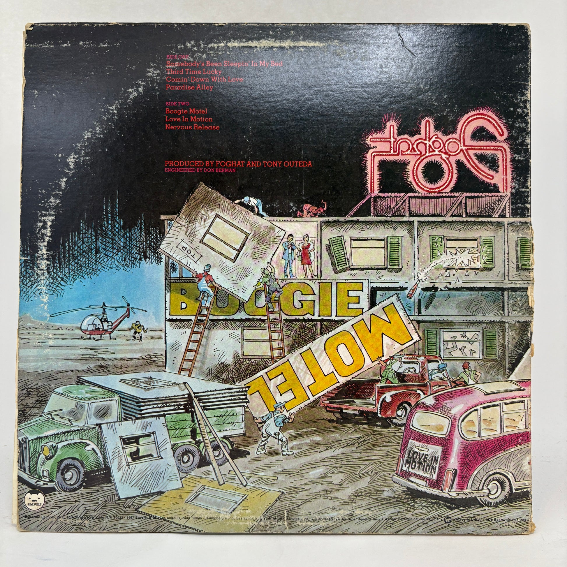 Foghat : Boogie Motel (LP,Album)