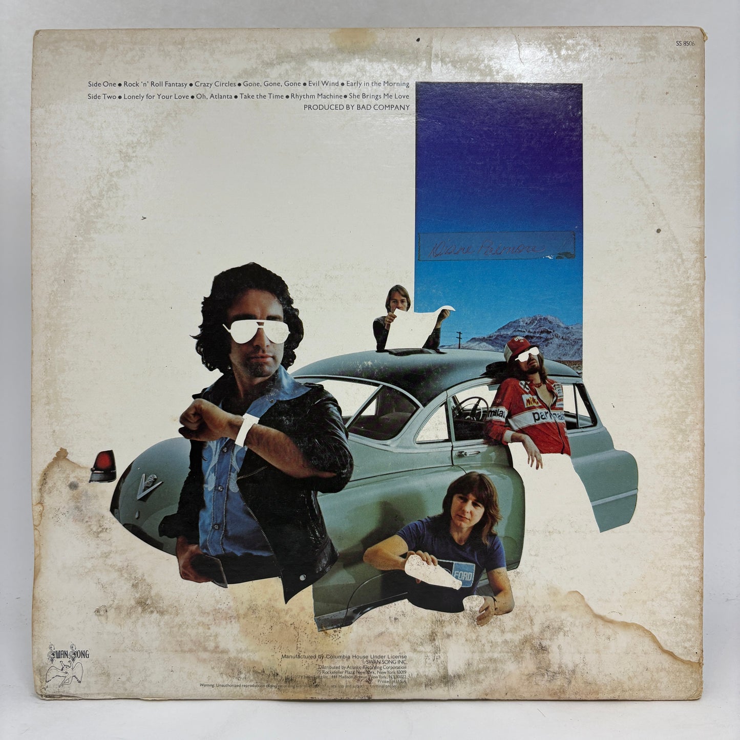 Bad Company (3) : Desolation Angels (LP,Album,Club Edition)