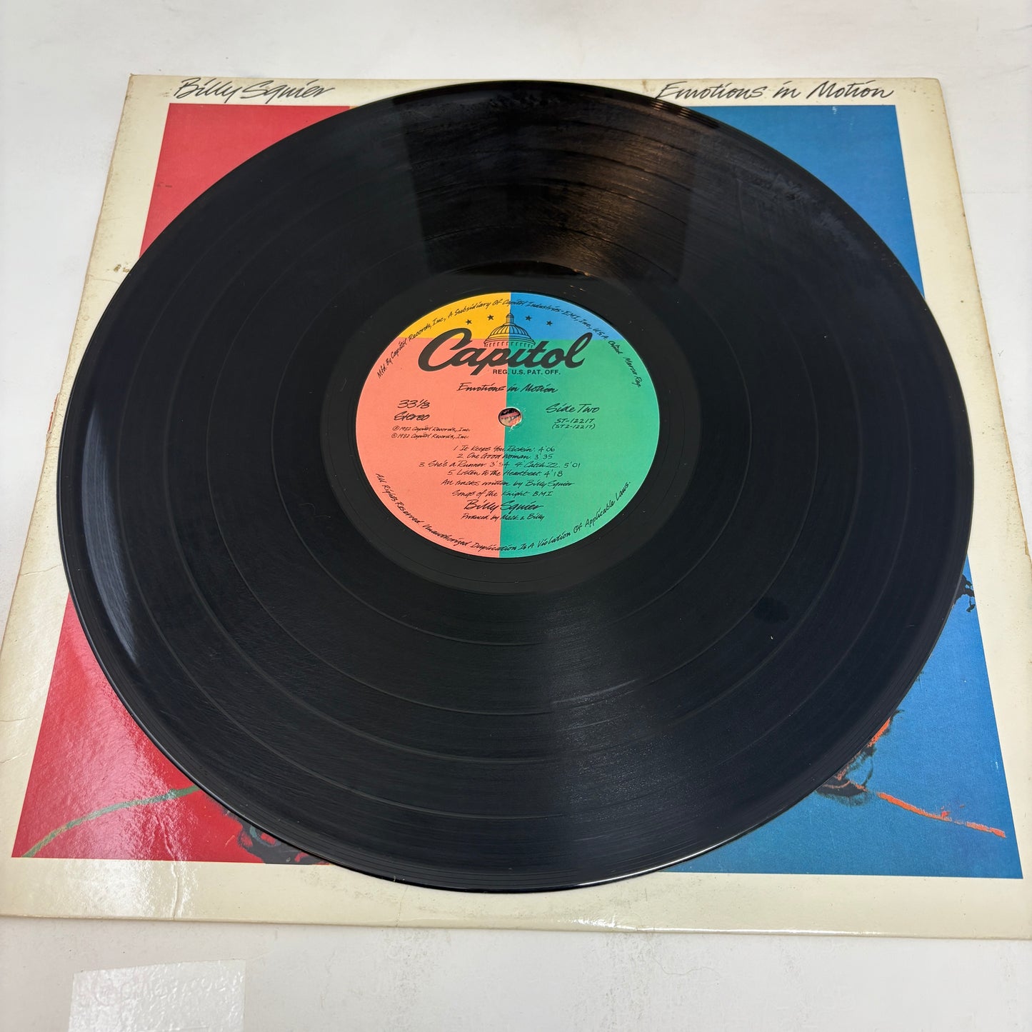 Billy Squier : Emotions In Motion (LP,Album)