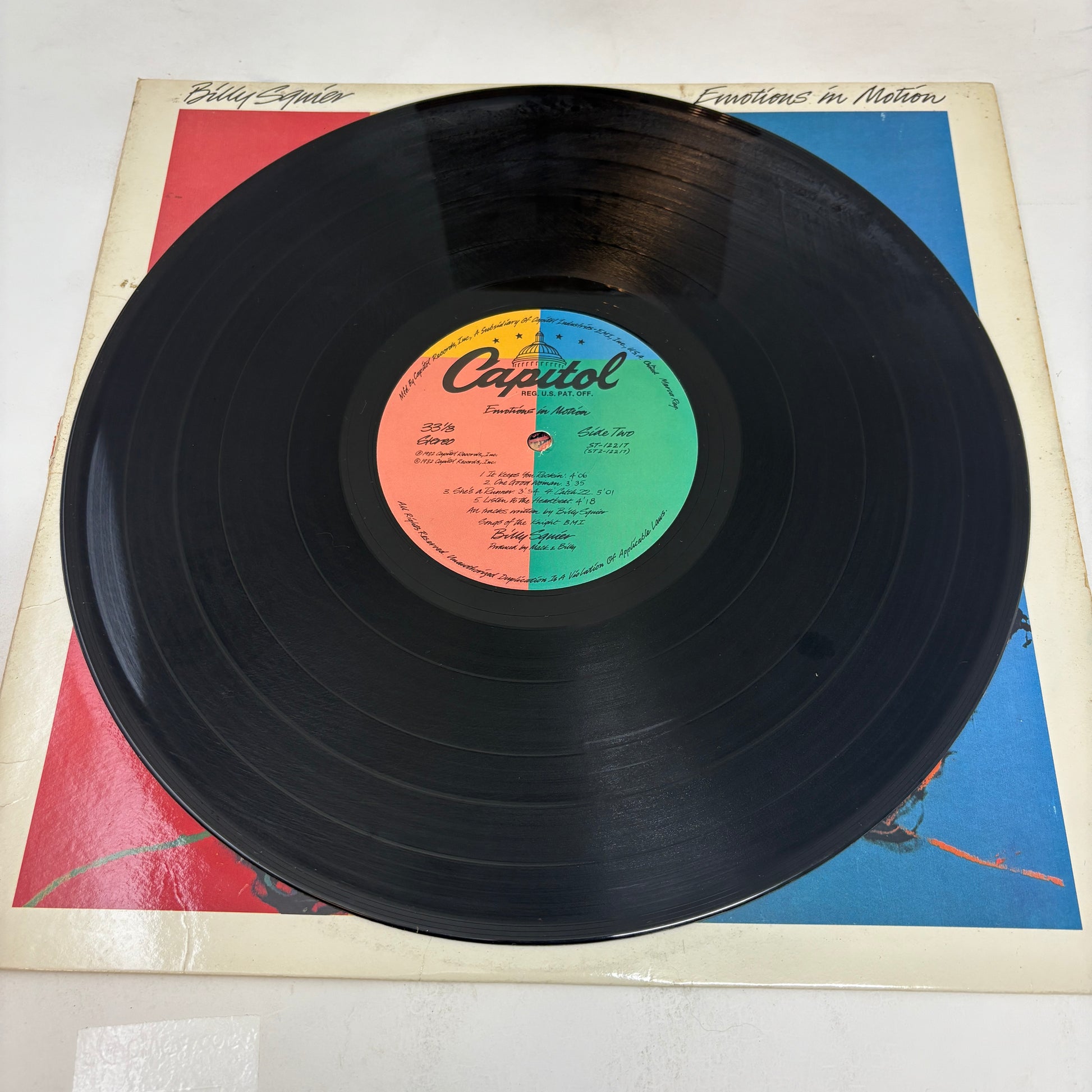 Billy Squier : Emotions In Motion (LP,Album)