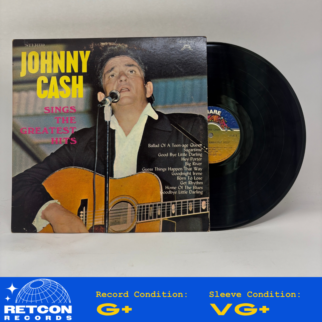 Johnny Cash : Sings The Greatest Hits (LP,Album,Compilation,Stereo,Reissue)