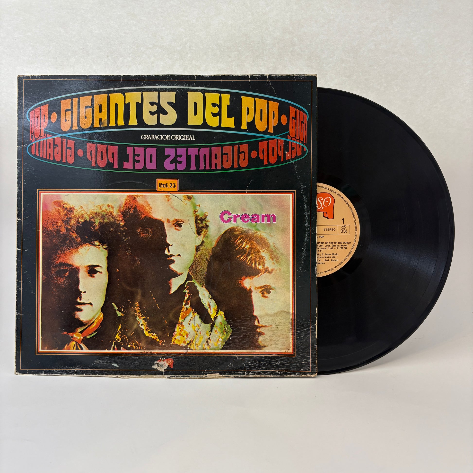Cream (2) : Cream - Gigantes Del Pop Vol. 23 (LP,Compilation)