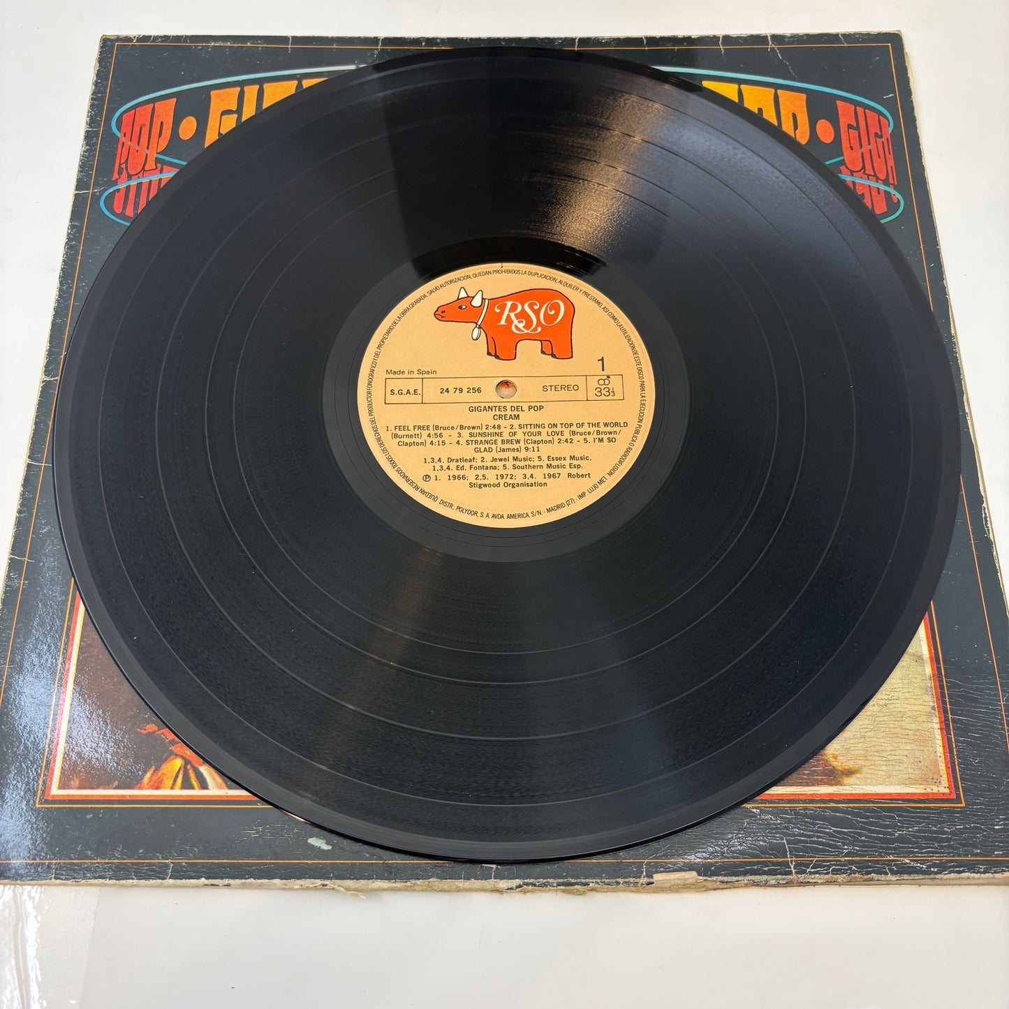 Cream (2) : Cream - Gigantes Del Pop Vol. 23 (LP,Compilation)