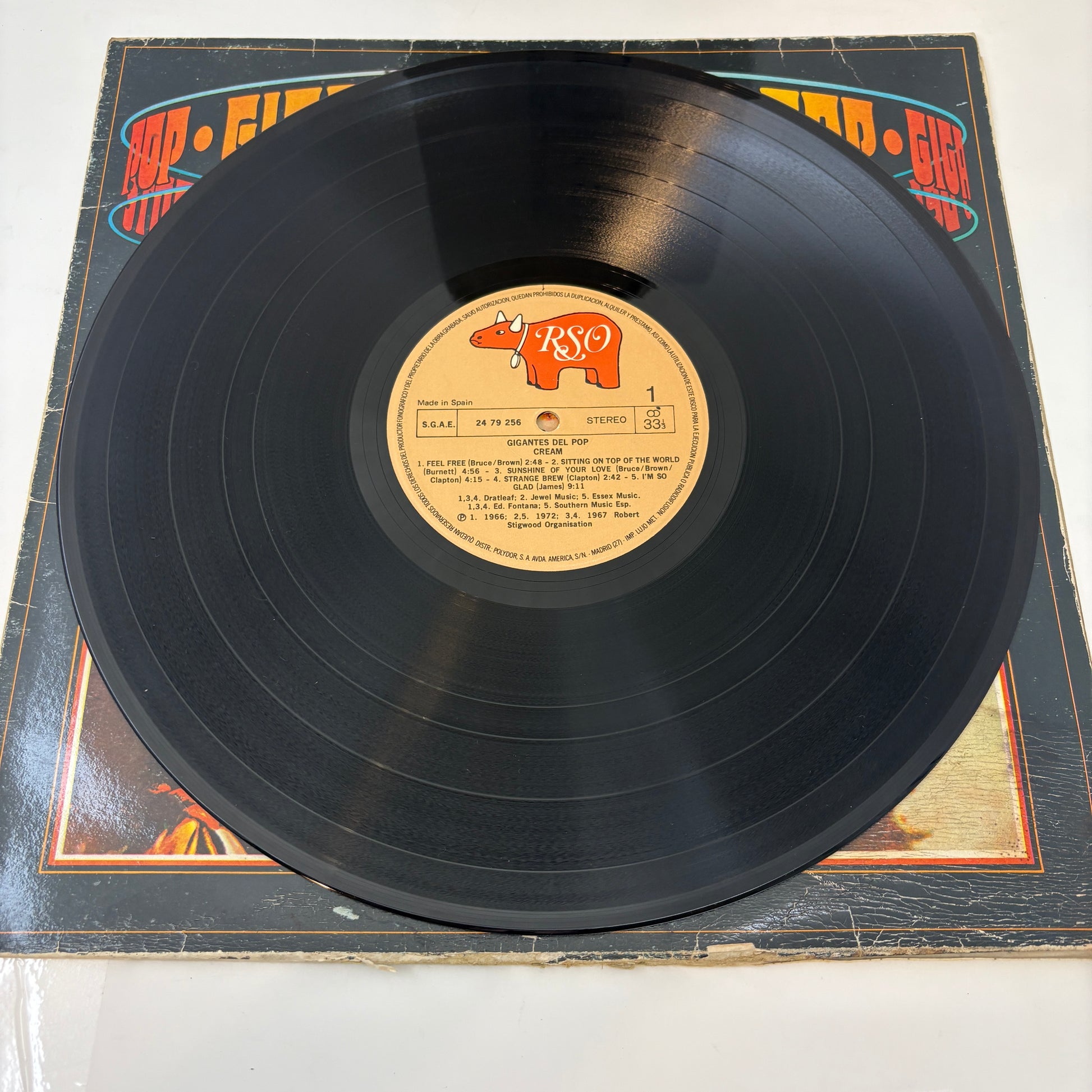 Cream (2) : Cream - Gigantes Del Pop Vol. 23 (LP,Compilation)