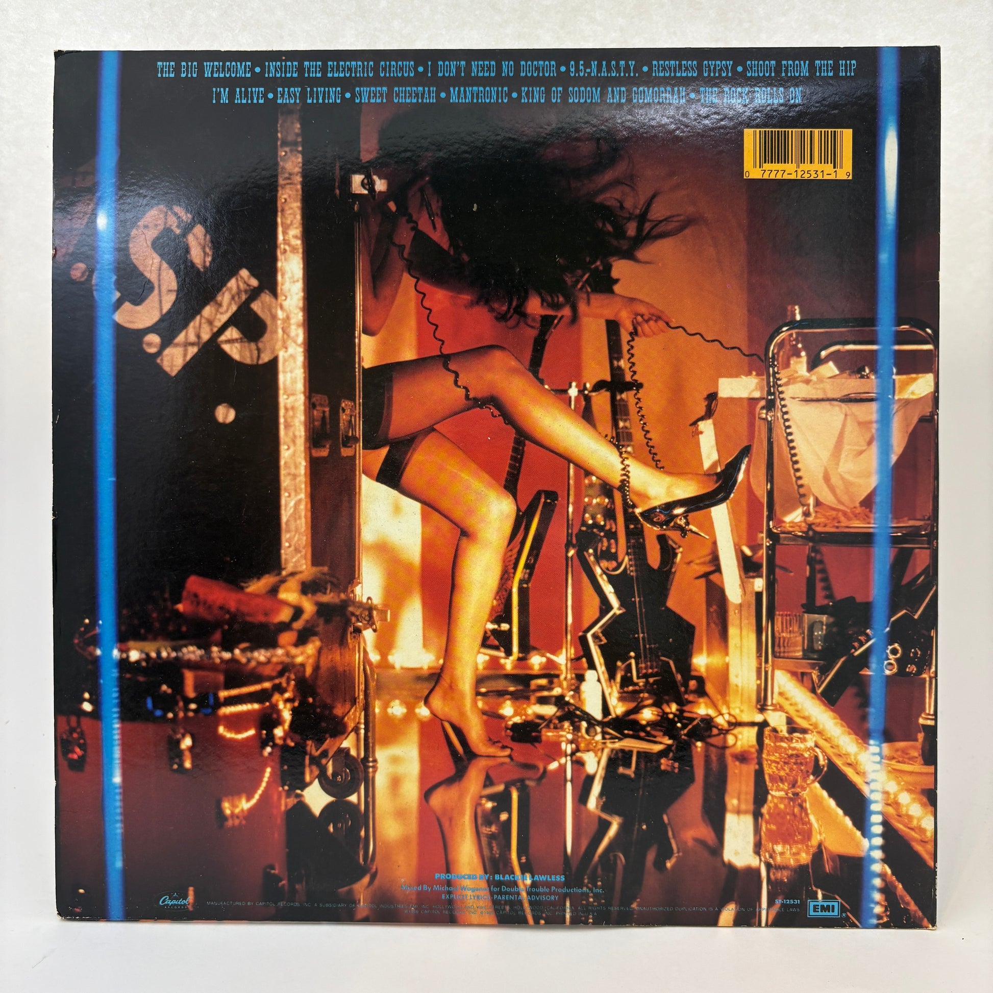 W.A.S.P. : Inside The Electric Circus (LP,Album)