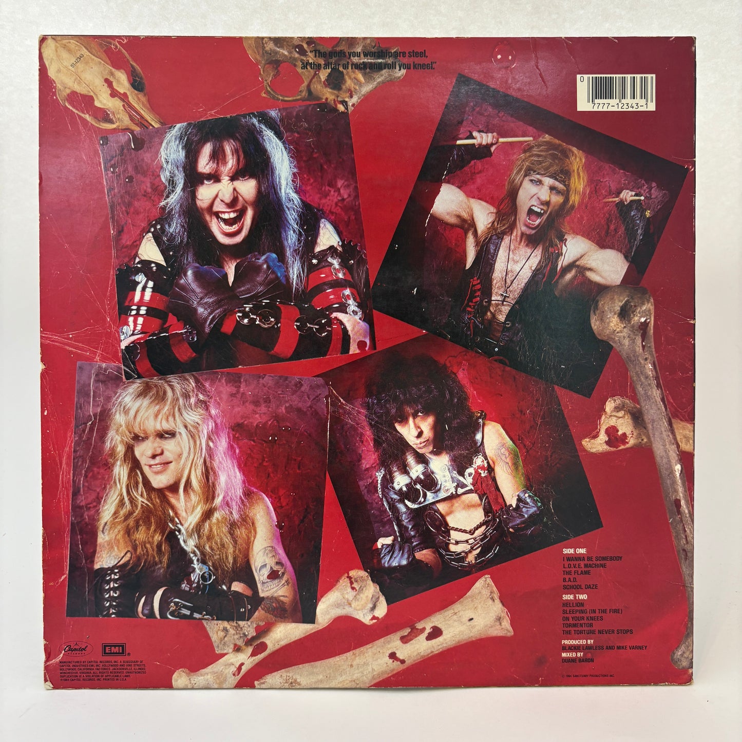 W.A.S.P. : W.A.S.P. (LP,Album)