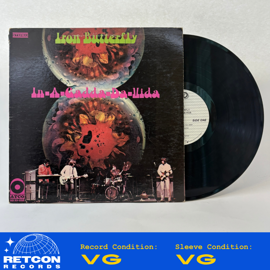 Iron Butterfly : In-A-Gadda-Da-Vida (LP,Album,Misprint,Reissue,Stereo)