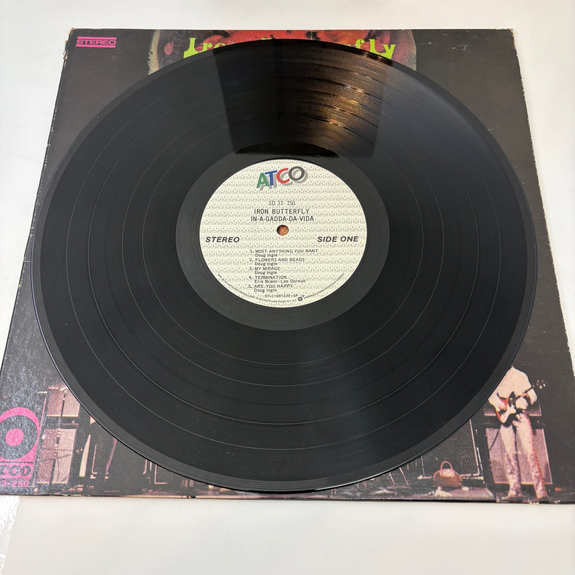 Iron Butterfly : In-A-Gadda-Da-Vida (LP,Album,Misprint,Reissue,Stereo)