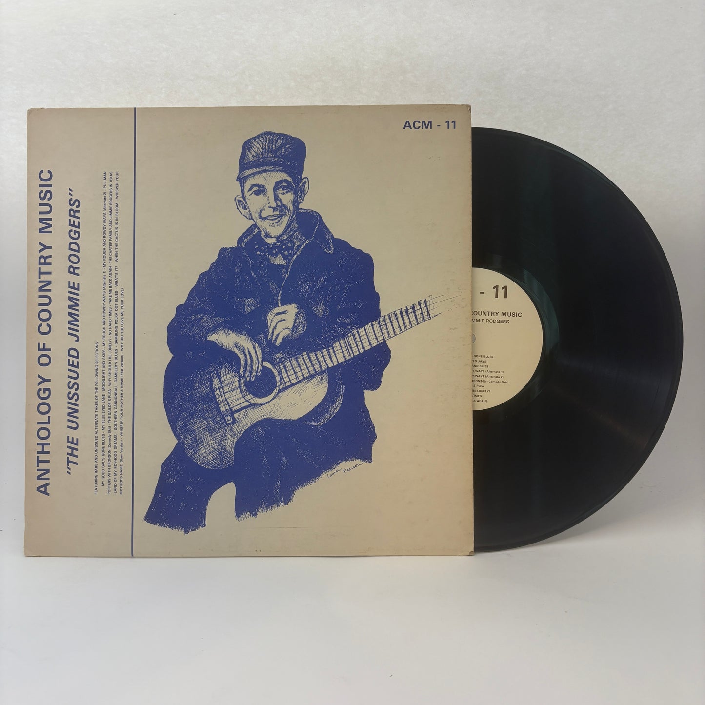 Jimmie Rodgers : The Unissued Jimmie Rodgers (LP)