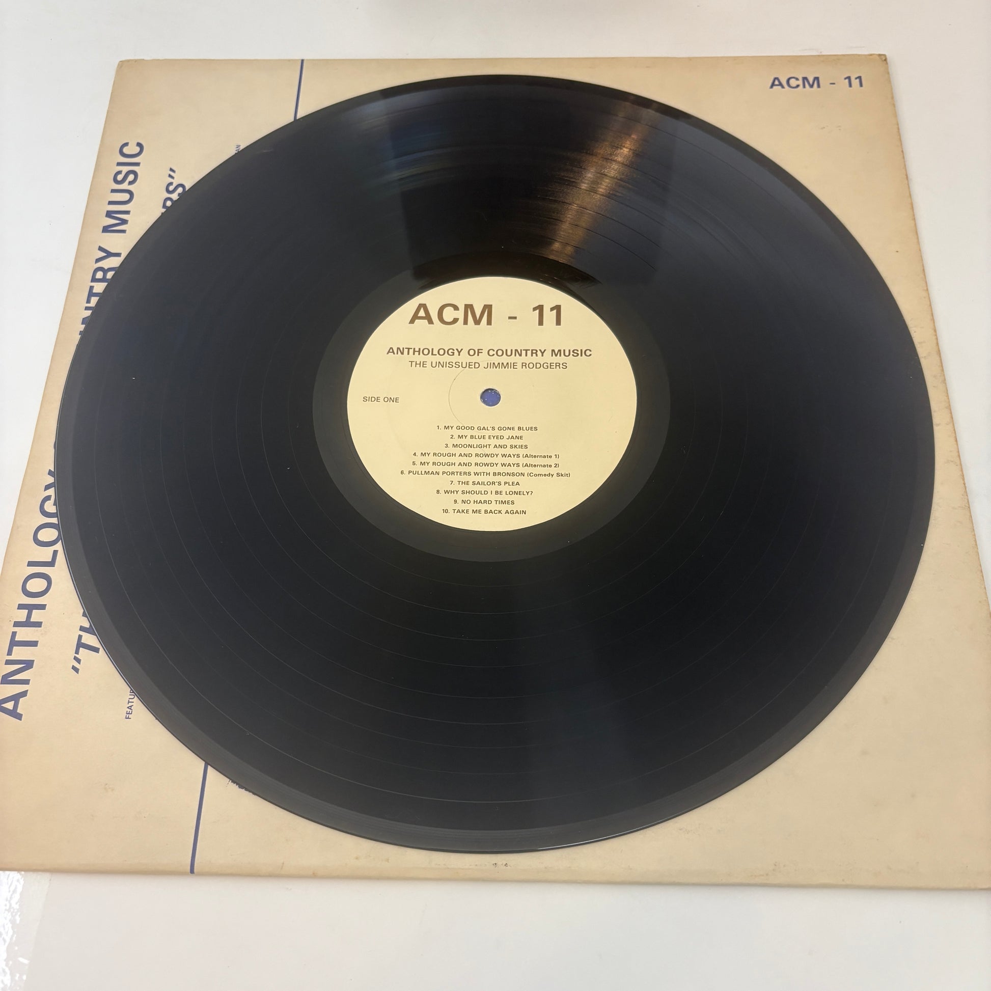 Jimmie Rodgers : The Unissued Jimmie Rodgers (LP)